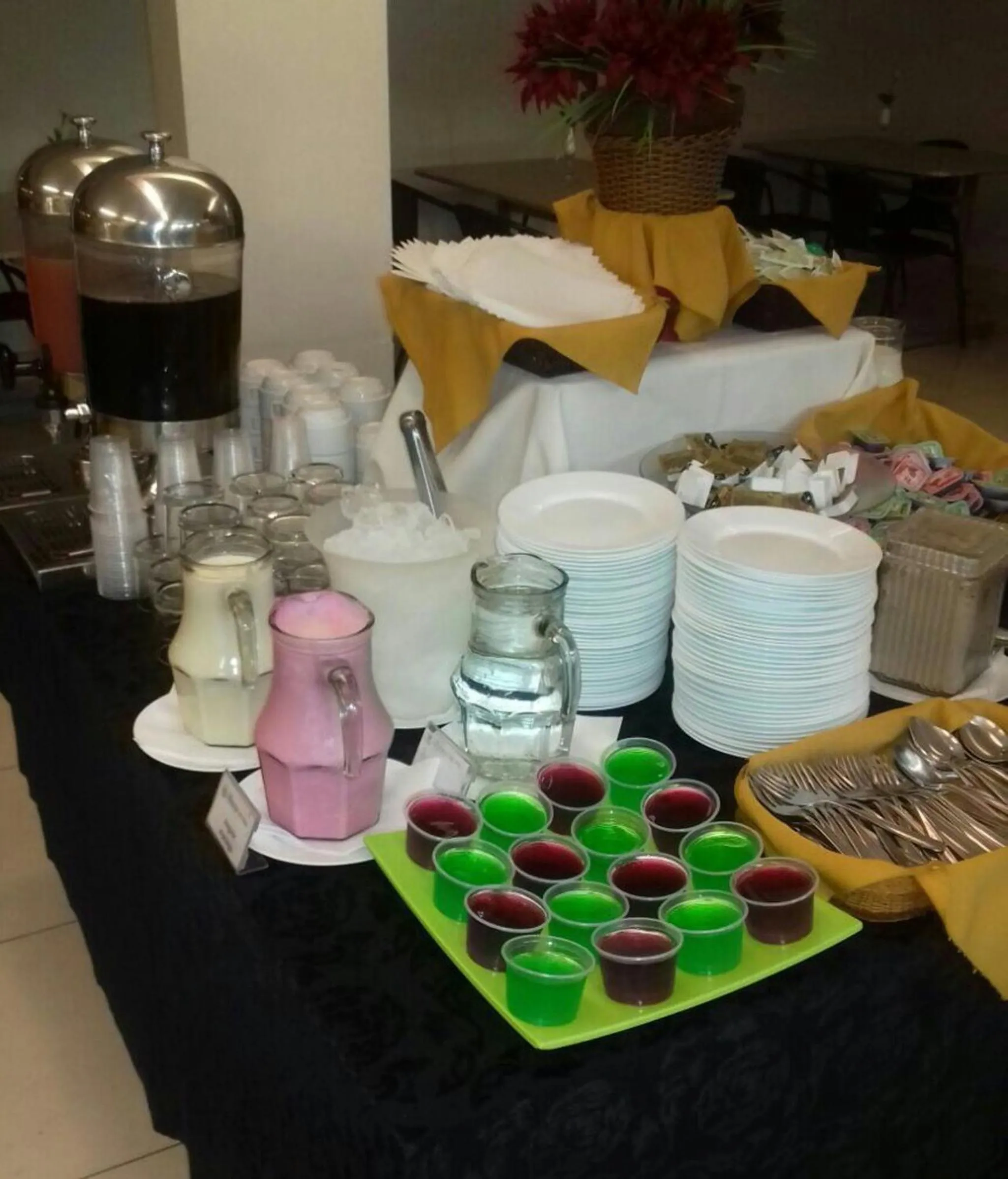 American breakfast in Hotel Morada das Águas