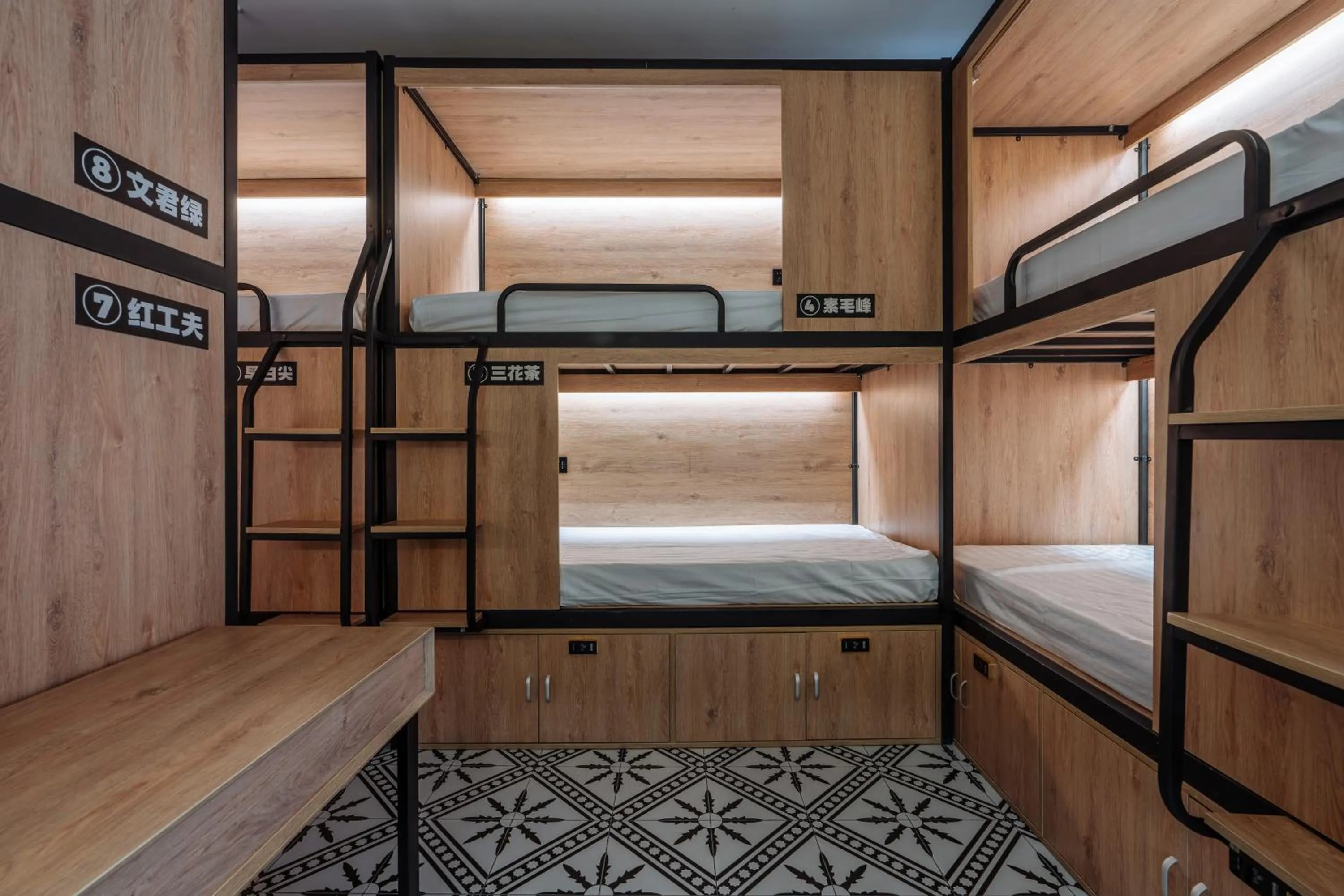 bunk bed, Bed in Chengdu Local Tea Hostel - Short Walk To Taikooli - Chill & Social Coffee Lounge - Metro downstairs - Free Activities - Friendly English Speaking Staff - Tibet, Panda, Buddha & Snow Mountain Tours