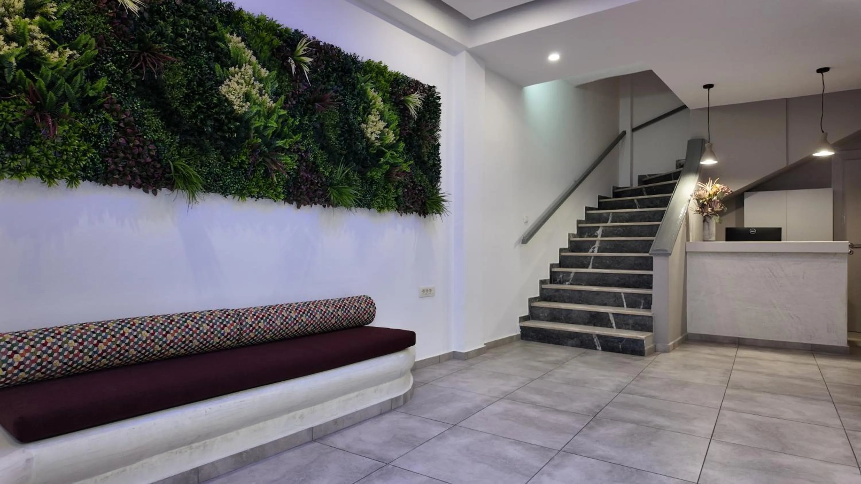 Lobby or reception in Hotel Santorini