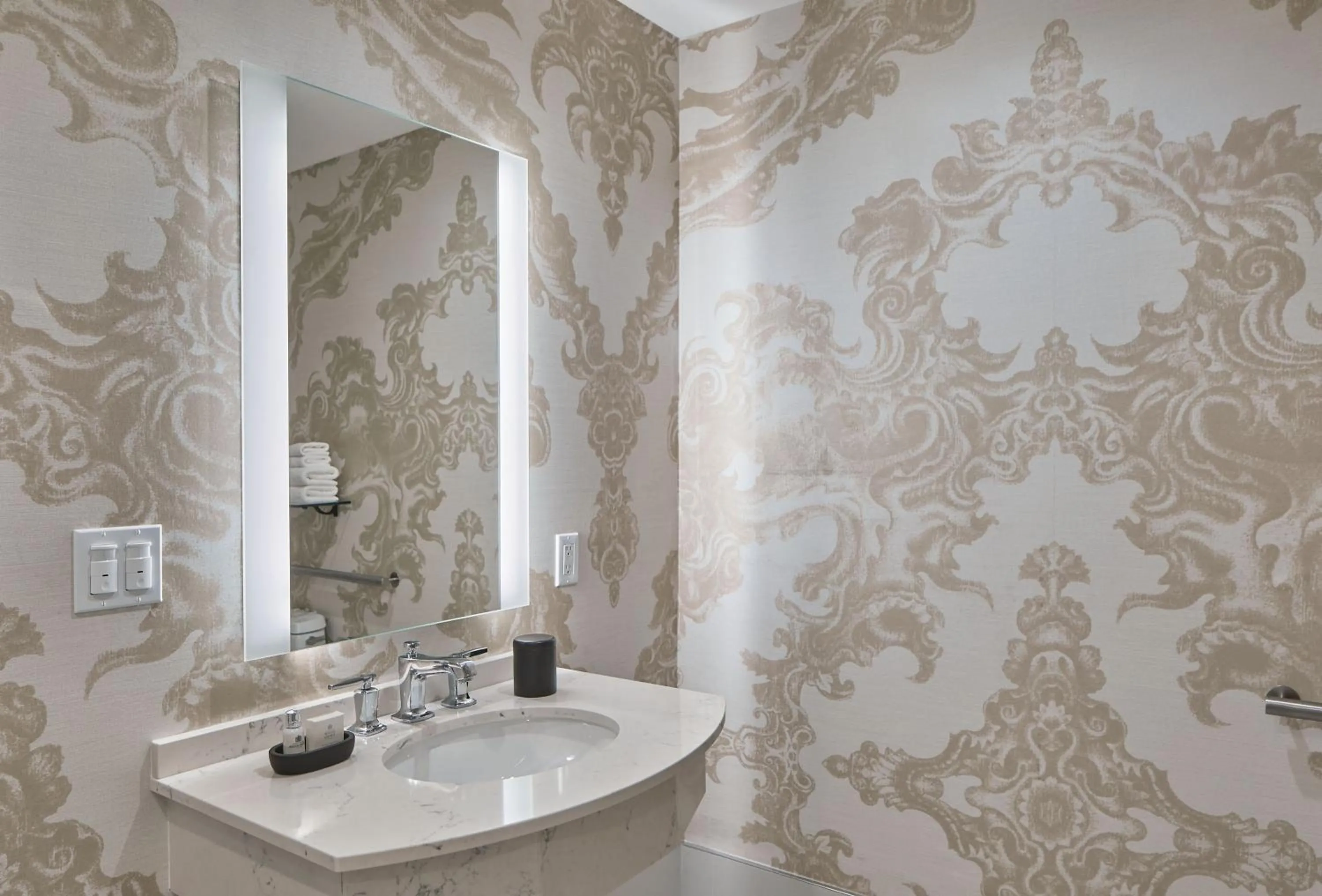 Bathroom in Le Pavillon, New Orleans, a Tribute Portfolio Hotel