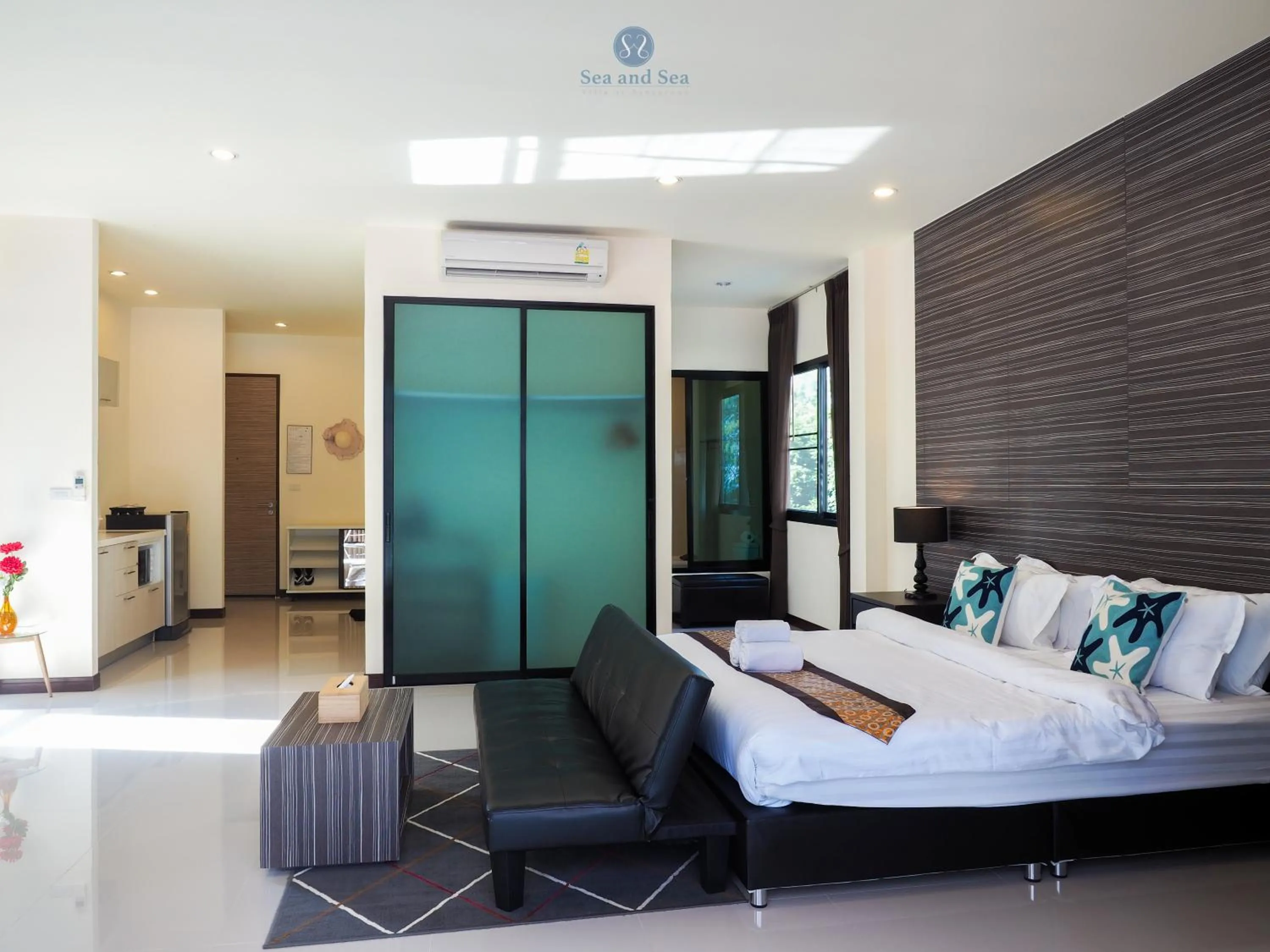 Bed in Sea and Sea Villa Sangaroon