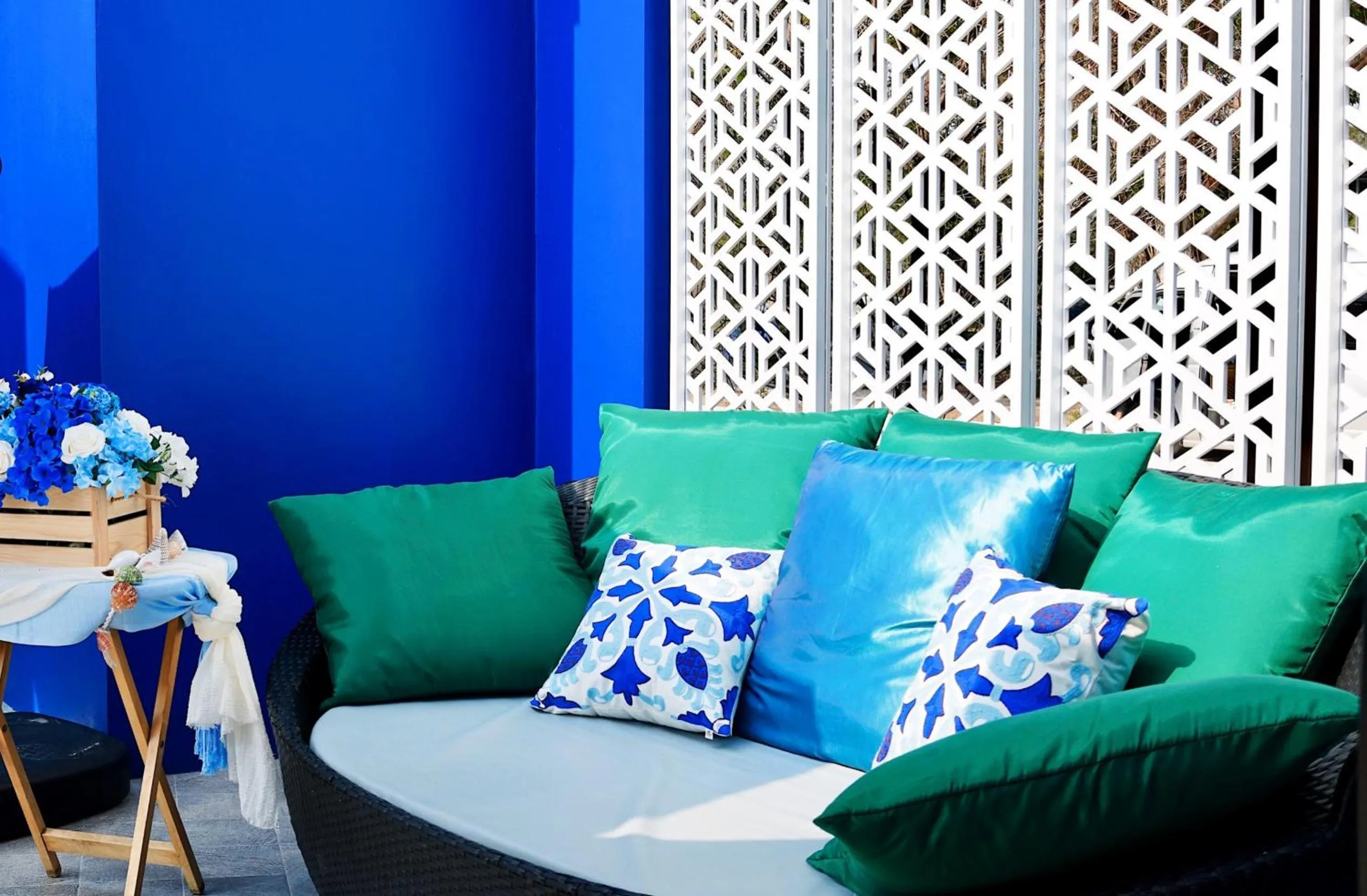 Seating area in Sea and Sea Villa Sangaroon