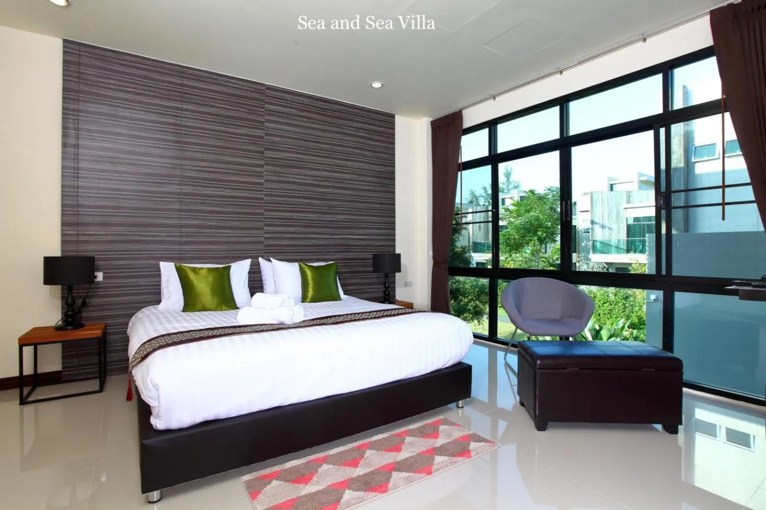 Bed in Sea and Sea Villa Sangaroon