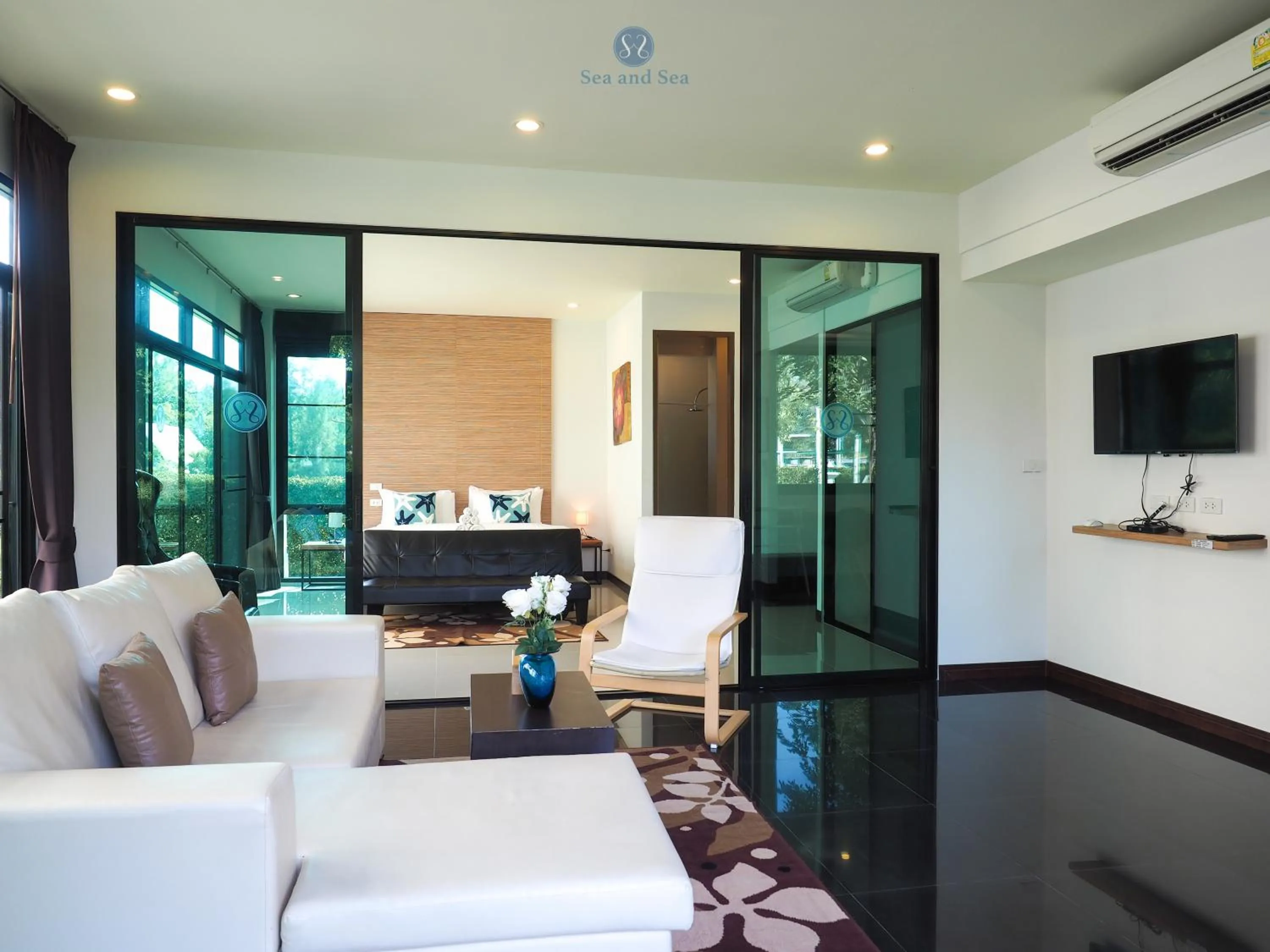 Living room in Sea and Sea Villa Sangaroon