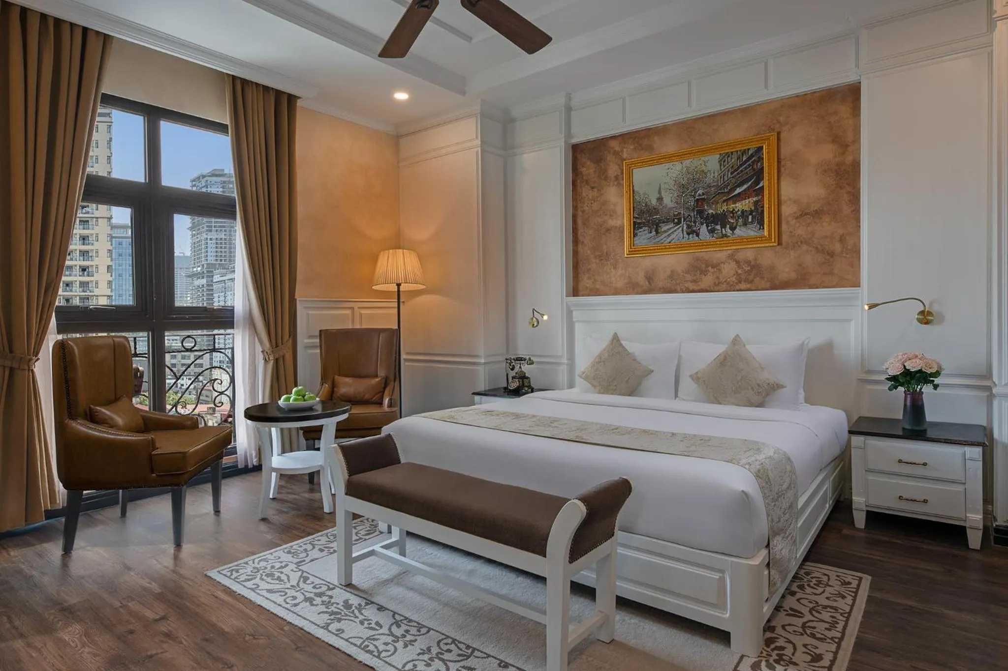 Bed in Anik Palace Hotel