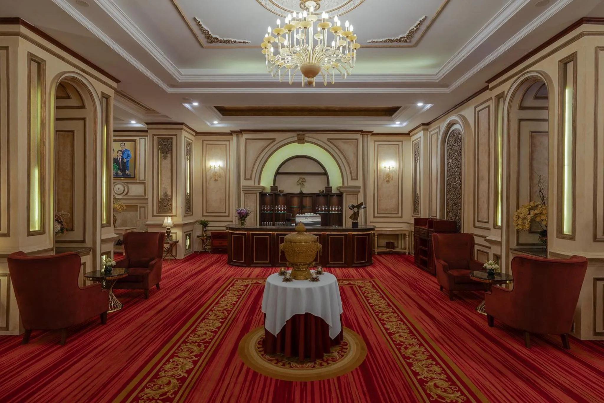 Seating area in Anik Palace Hotel