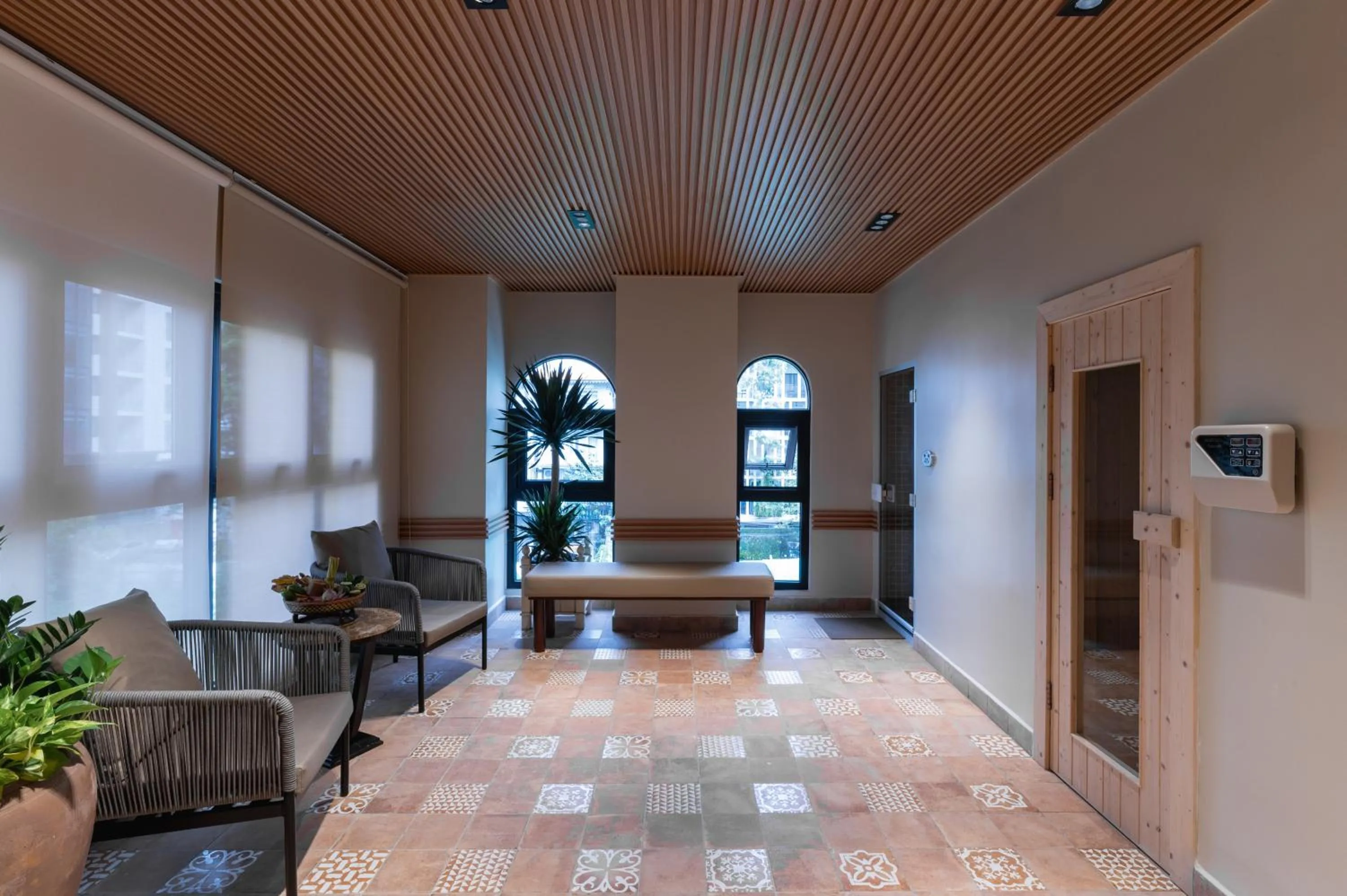 Steam room in Anik Palace Hotel