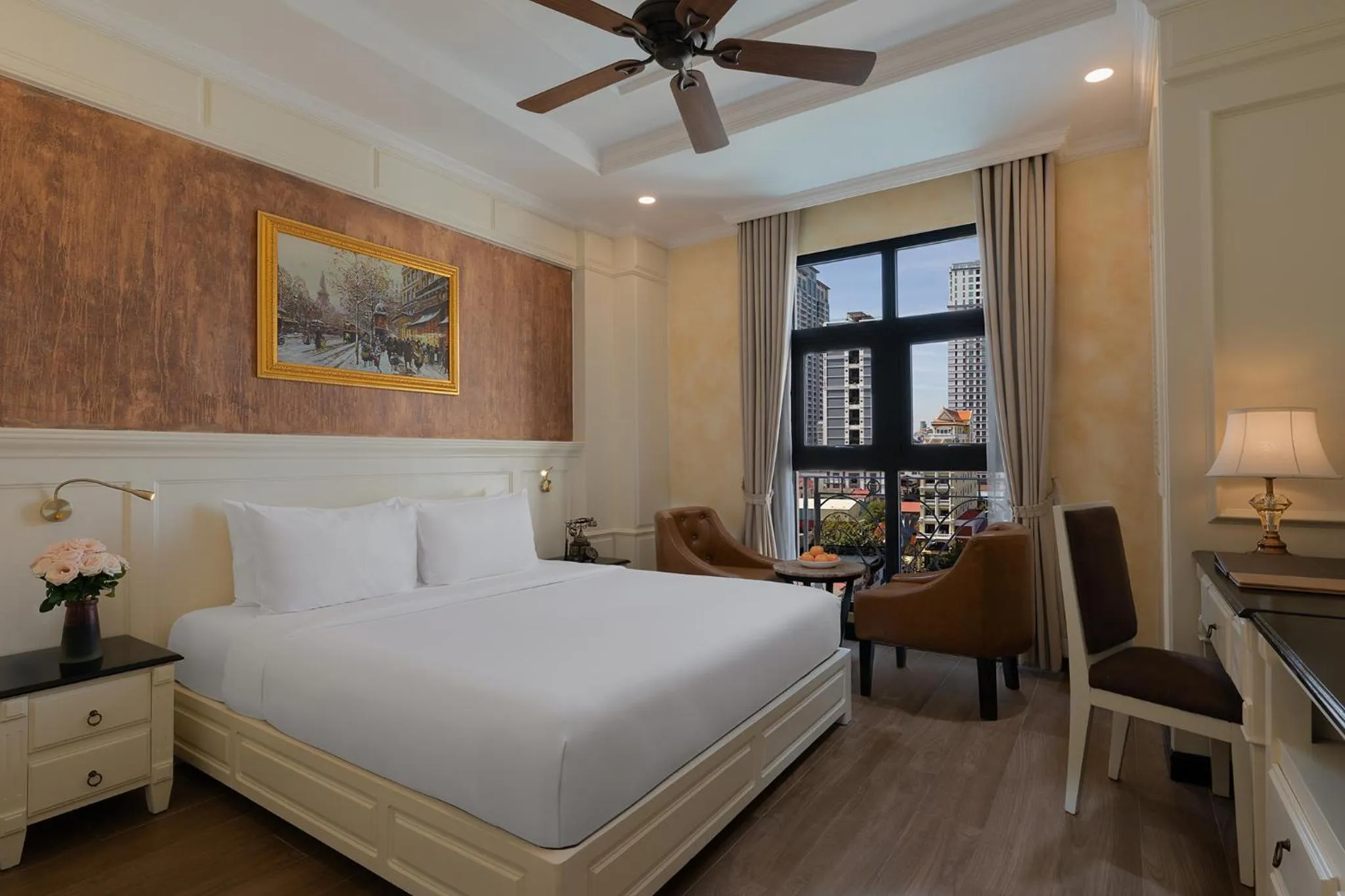 Bed in Anik Palace Hotel