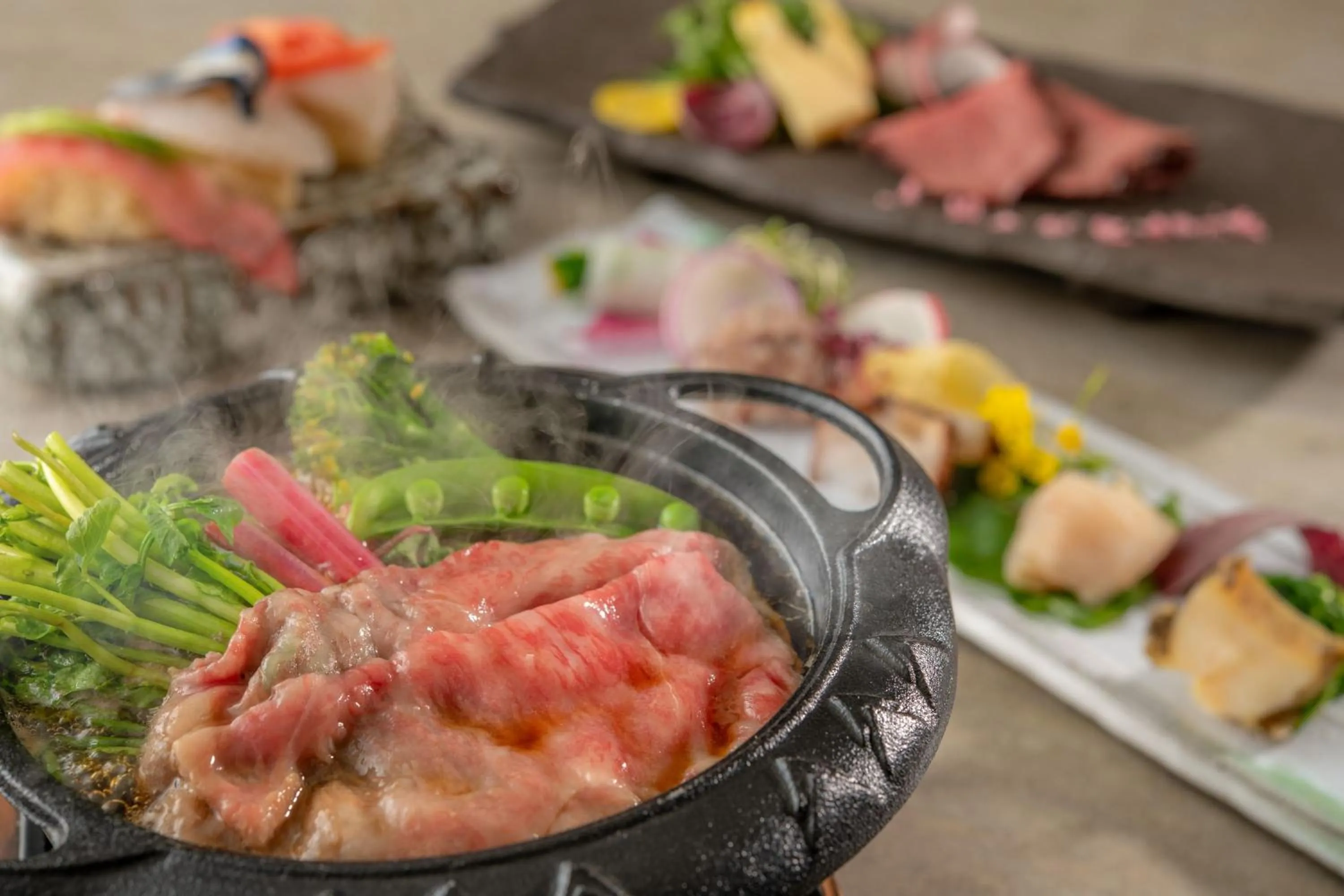 Dinner in KAMENOI HOTEL Nagatoro Yorii