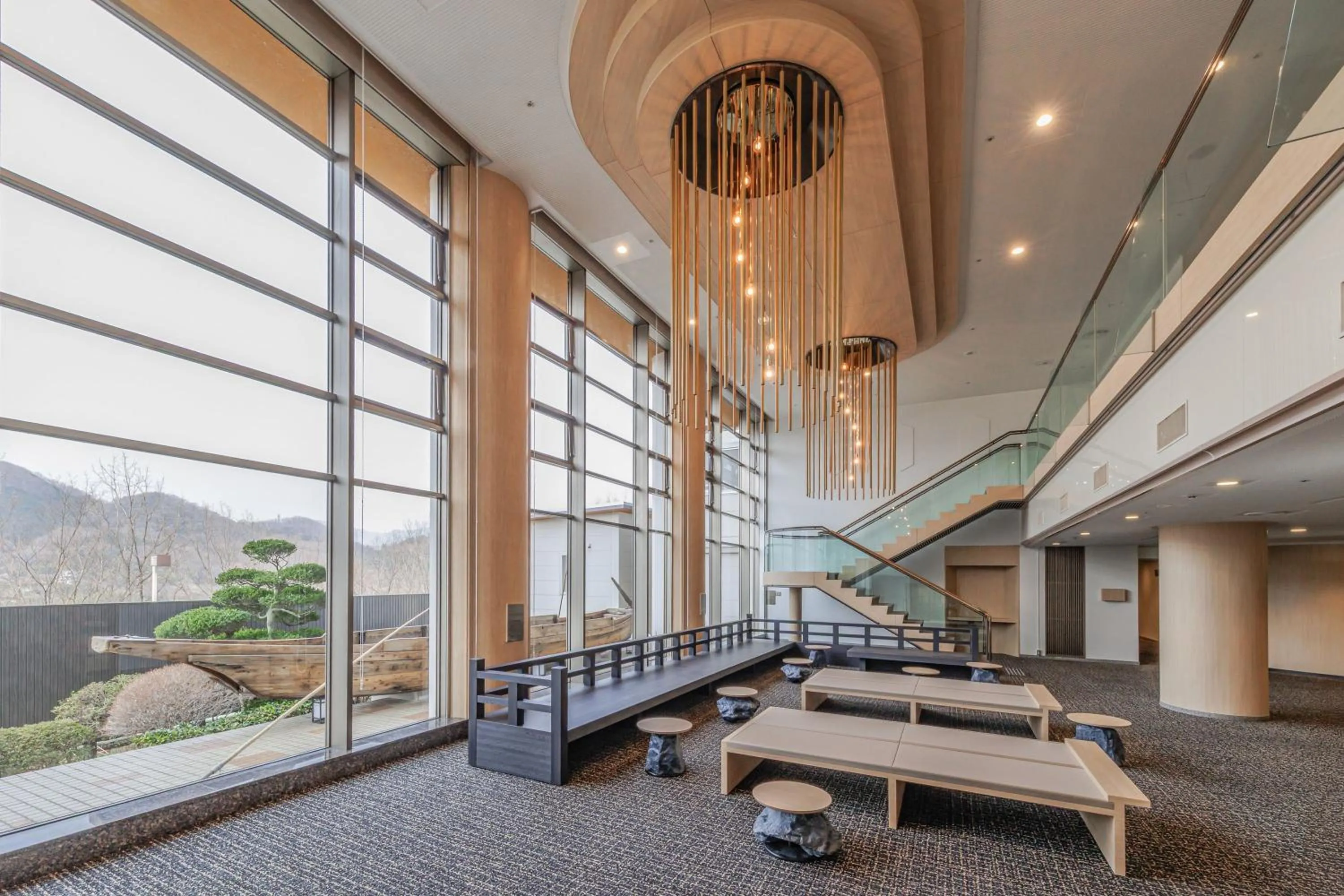 Lobby or reception in KAMENOI HOTEL Nagatoro Yorii