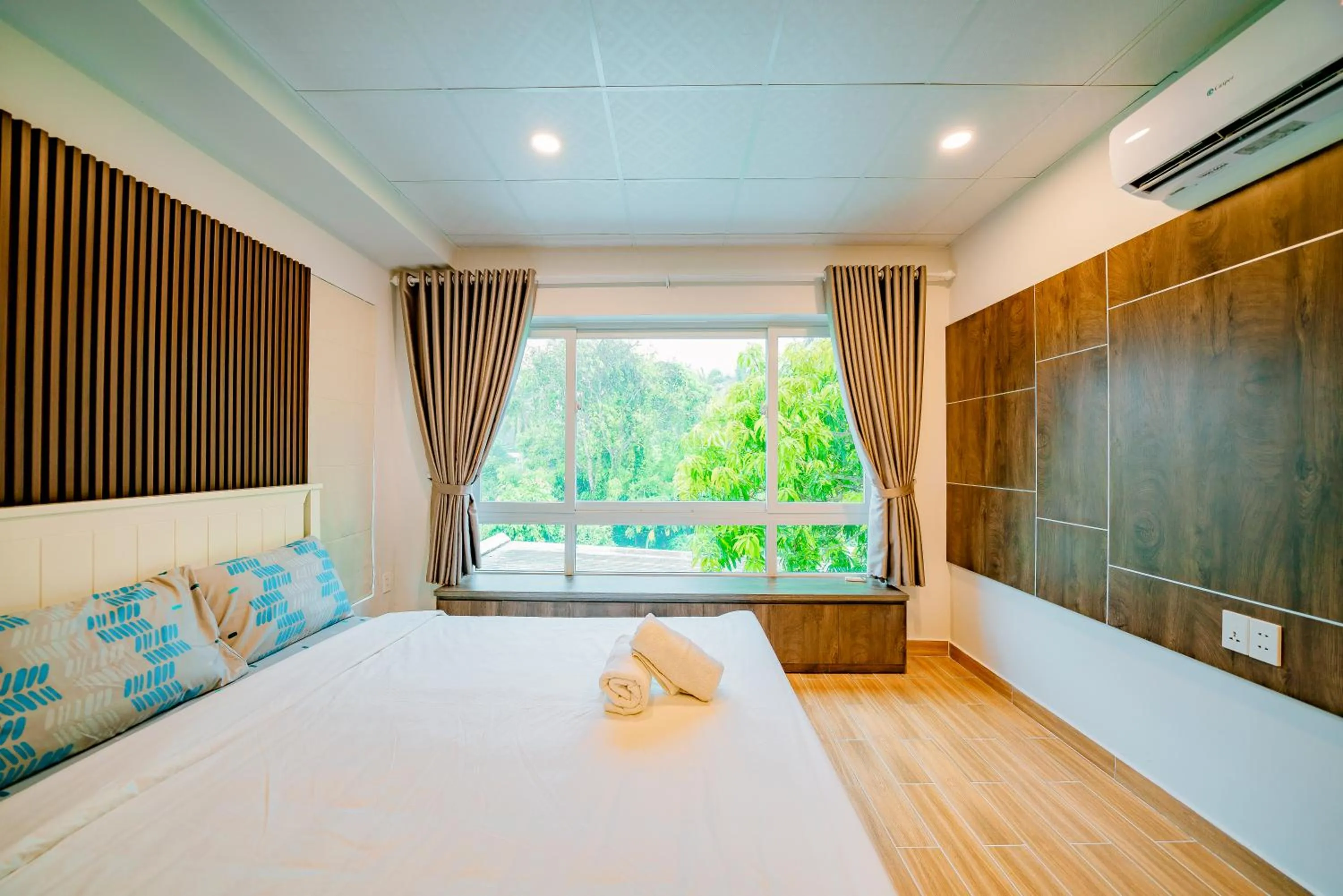 Bedroom, Bed in Kien Vang Bungalow