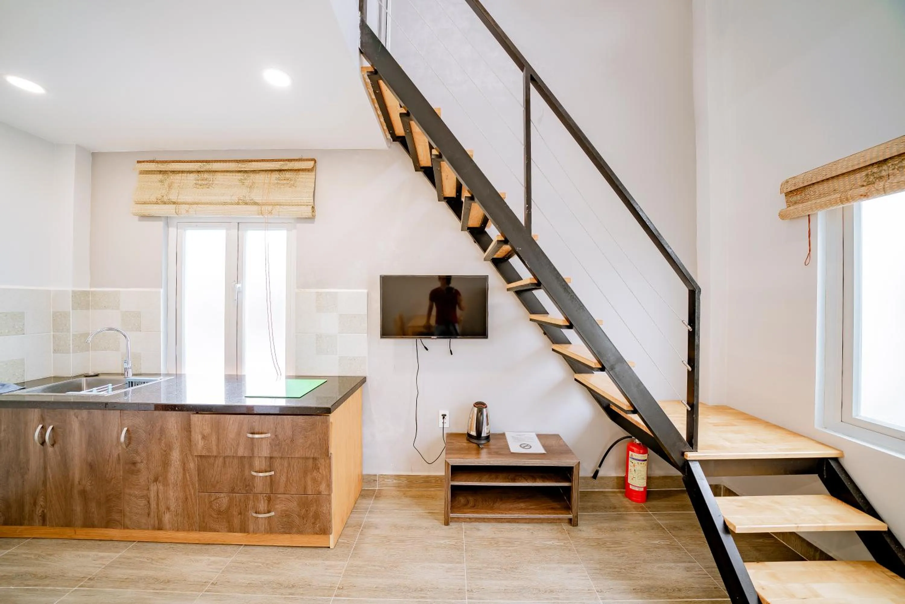 Kitchen or kitchenette in Kien Vang Bungalow