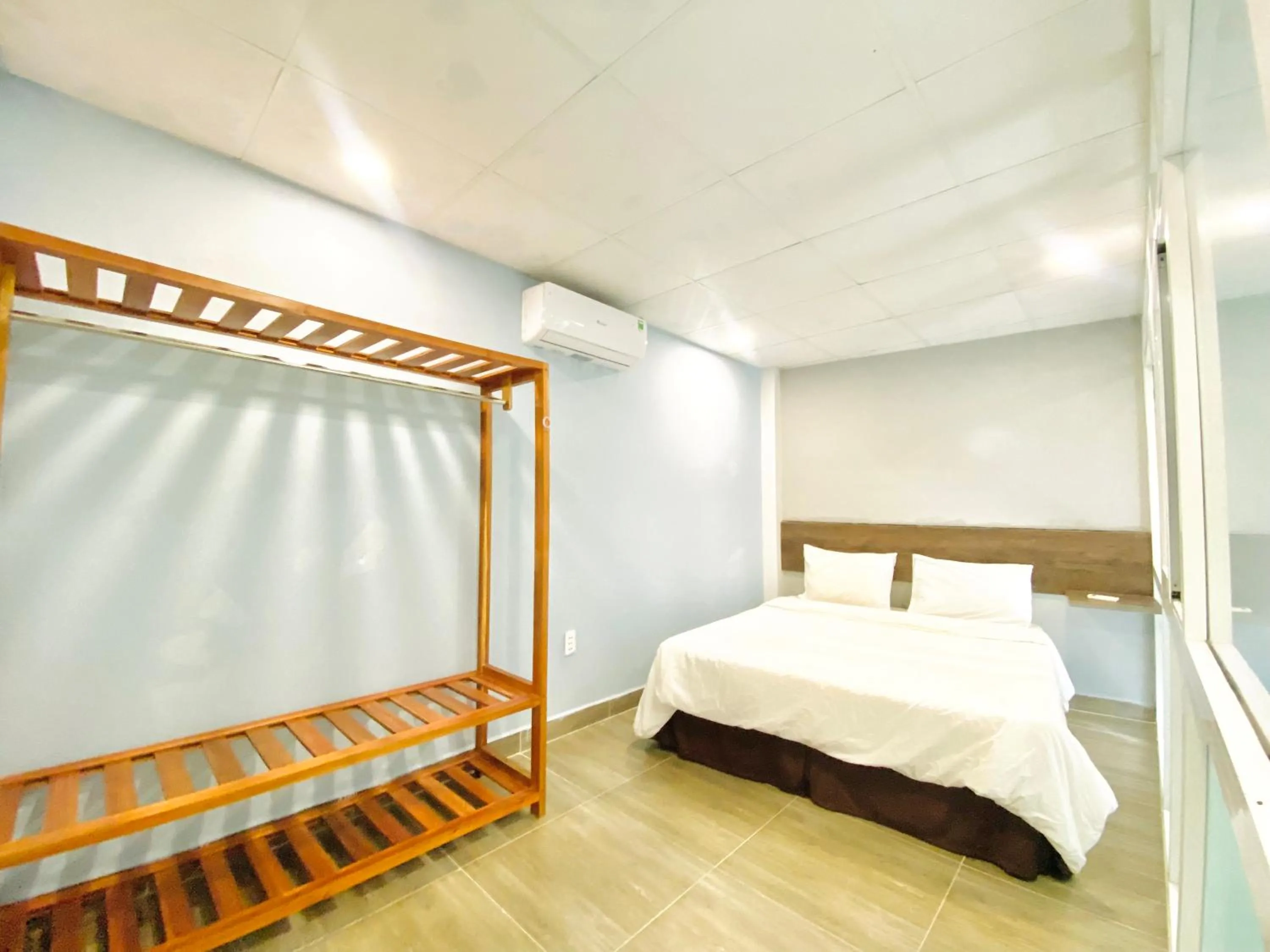 Bed in Kien Vang Bungalow