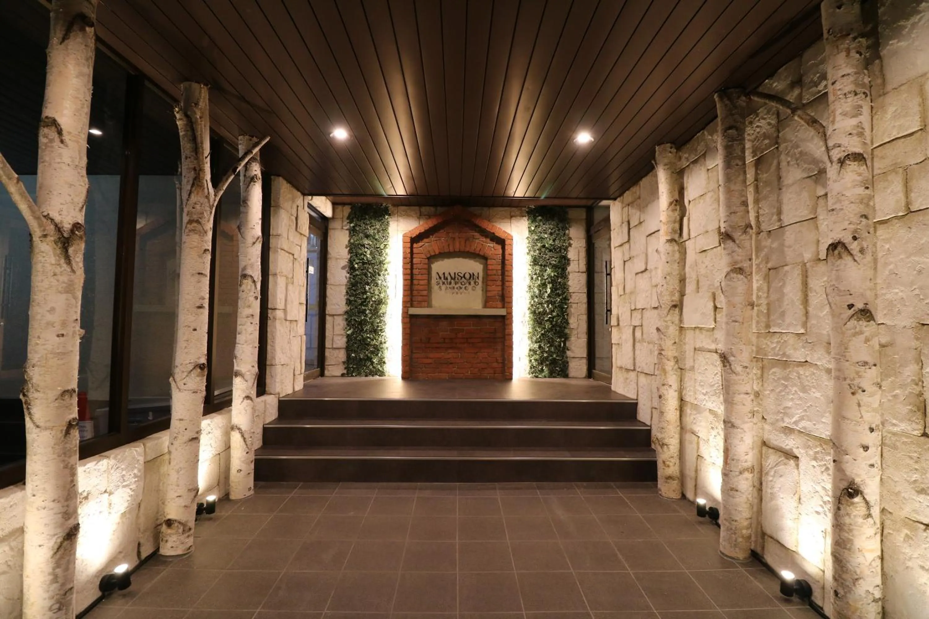Facade/entrance in Maison Sapporo