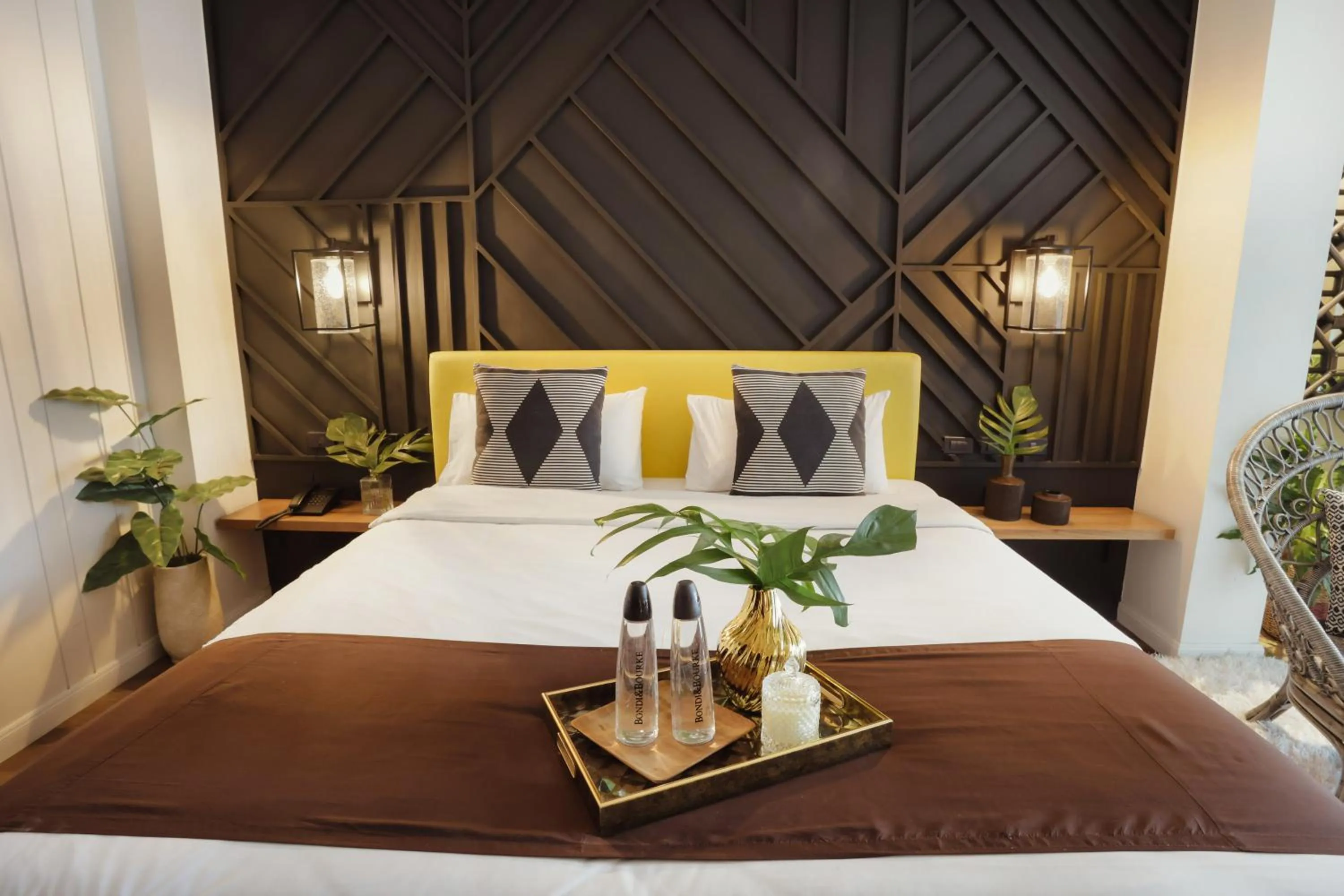 Bed in The Bourke Hotel