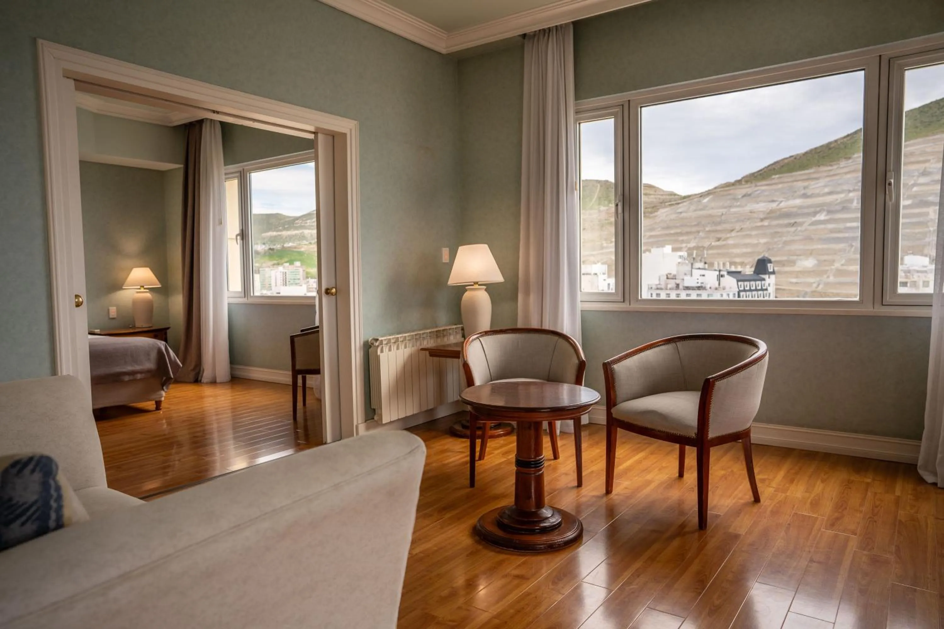 Bed in Lucania Palazzo Hotel