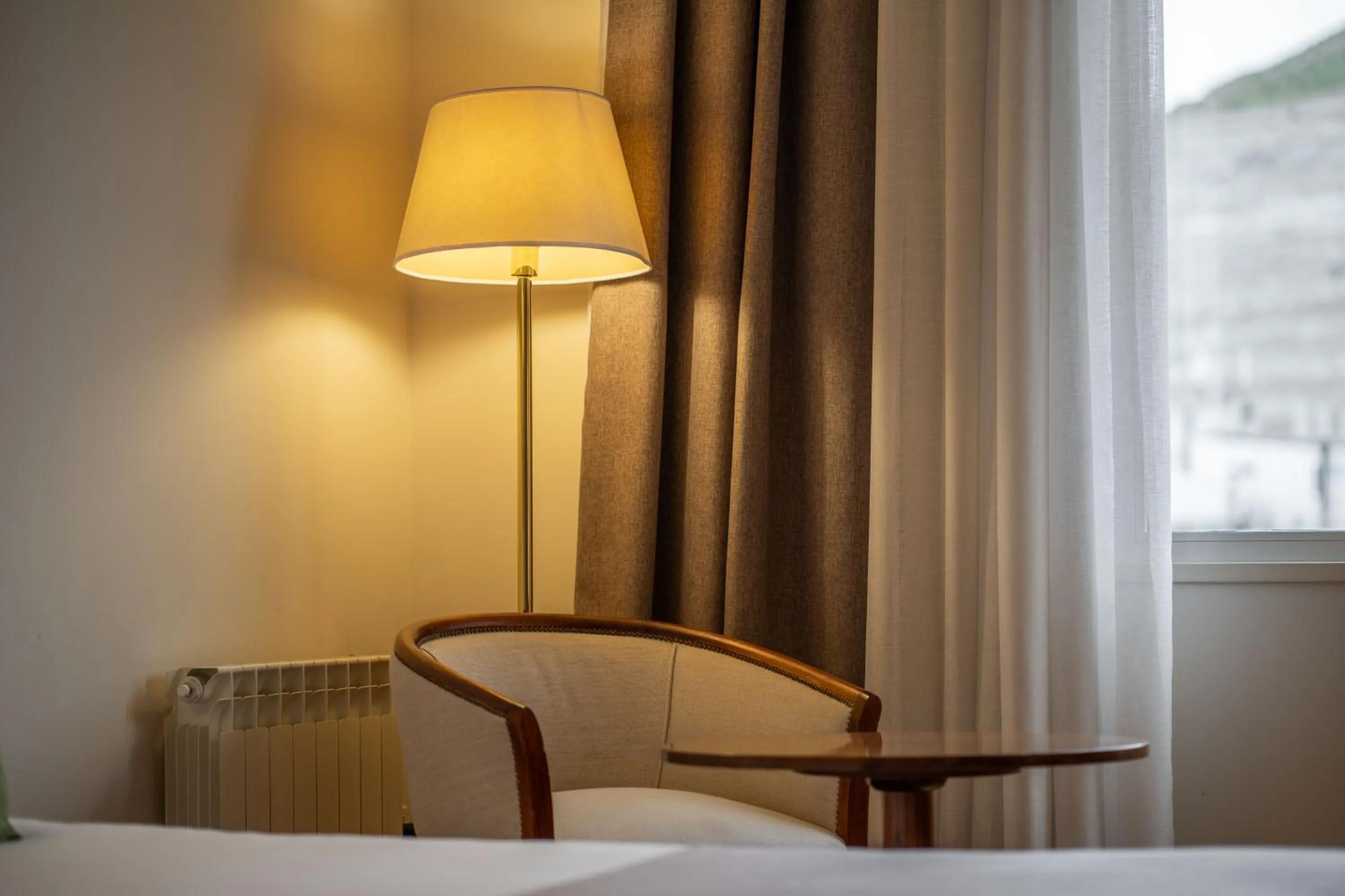 Bed in Lucania Palazzo Hotel