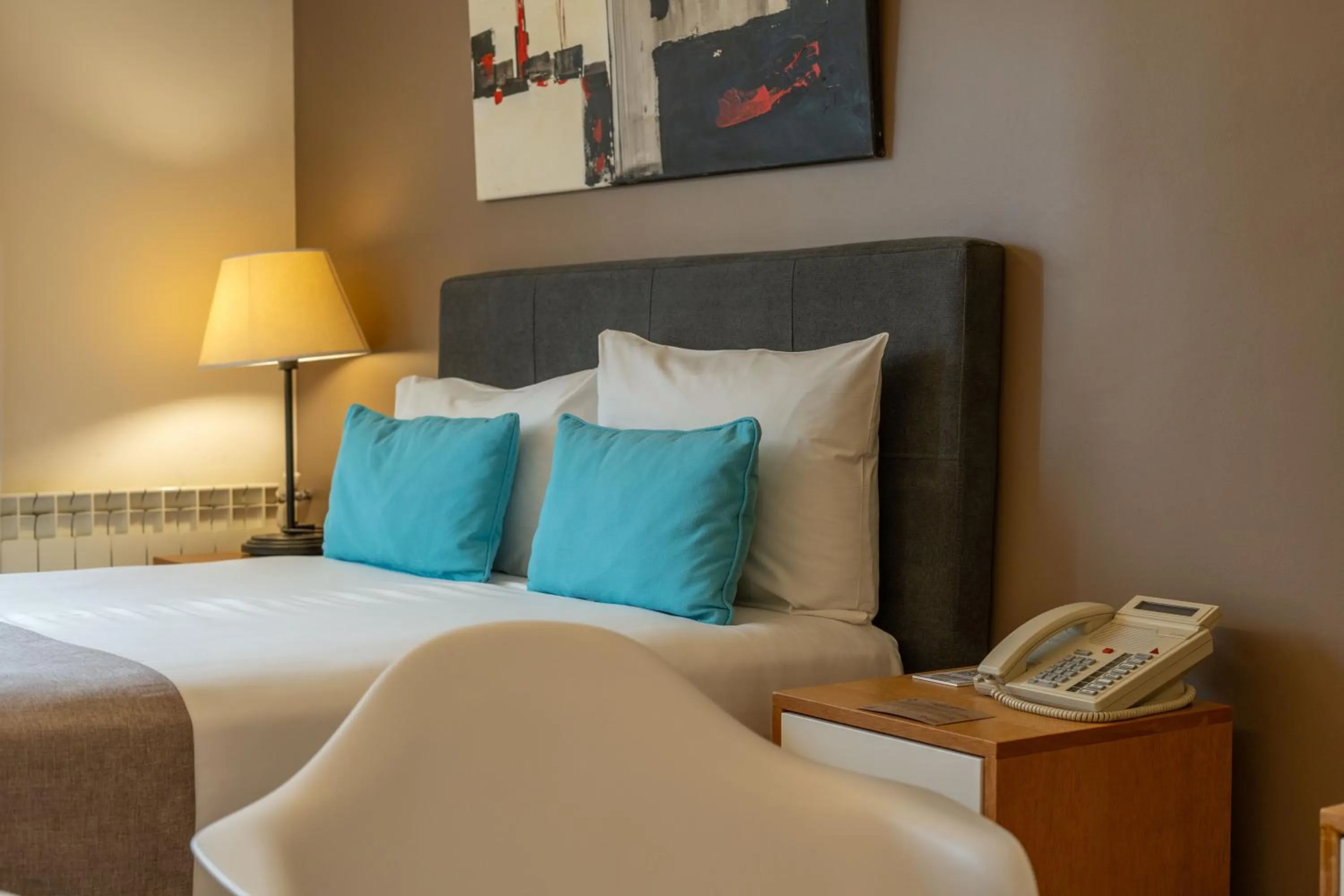 Bed in Lucania Palazzo Hotel