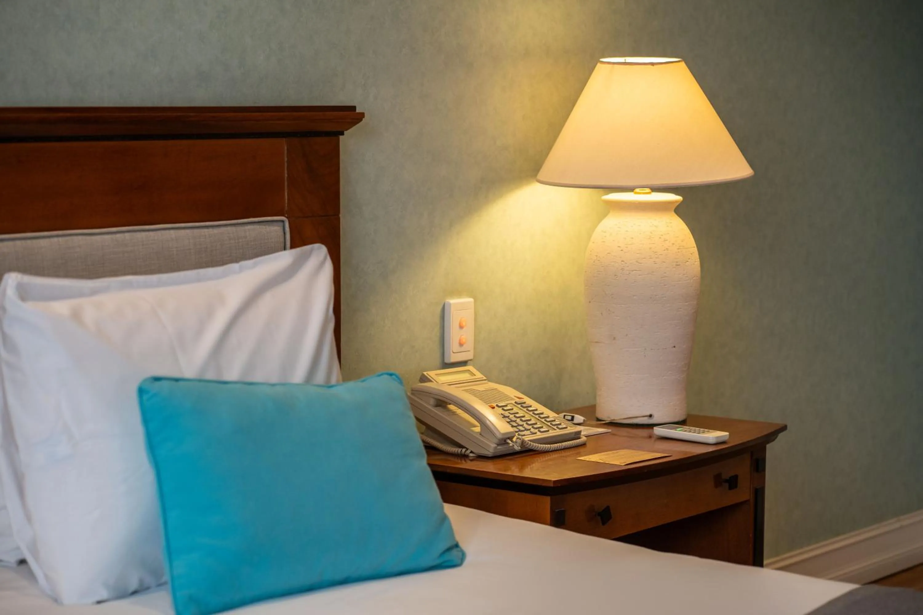 Bed in Lucania Palazzo Hotel