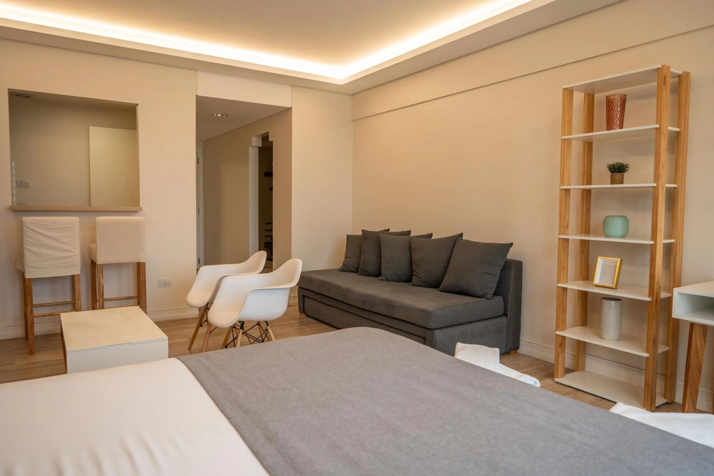 Bed in Lucania Palazzo Hotel