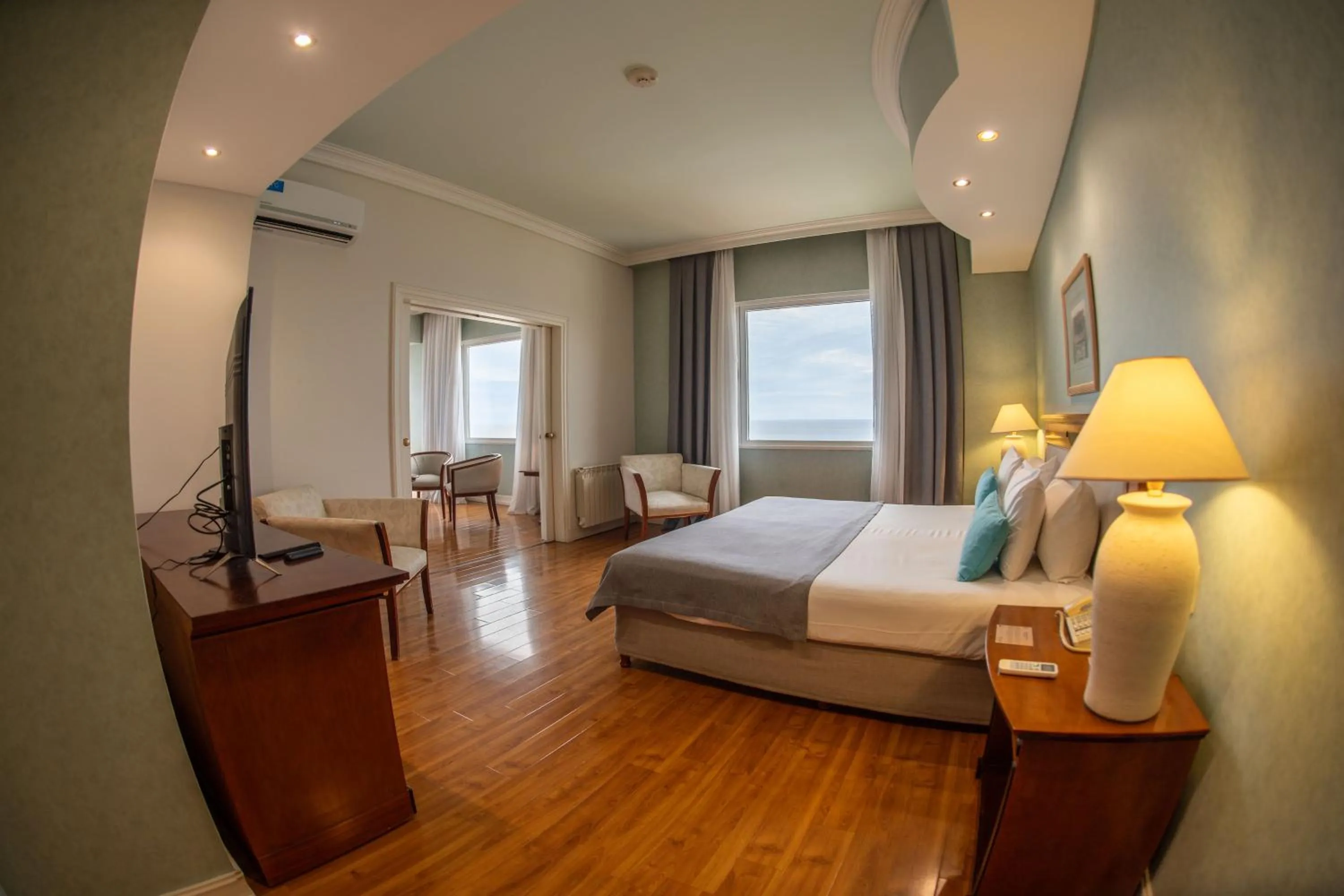 Bed in Lucania Palazzo Hotel