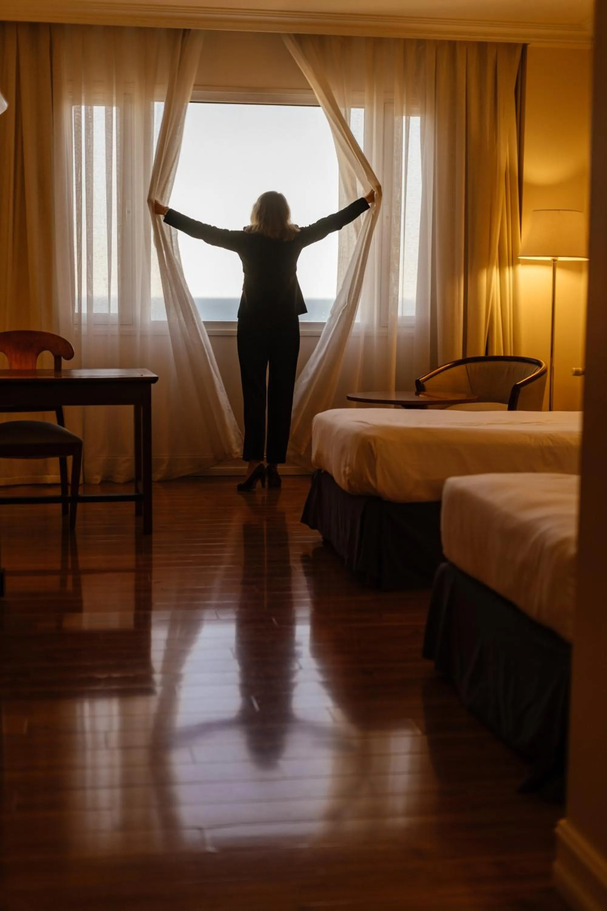 Bed in Lucania Palazzo Hotel