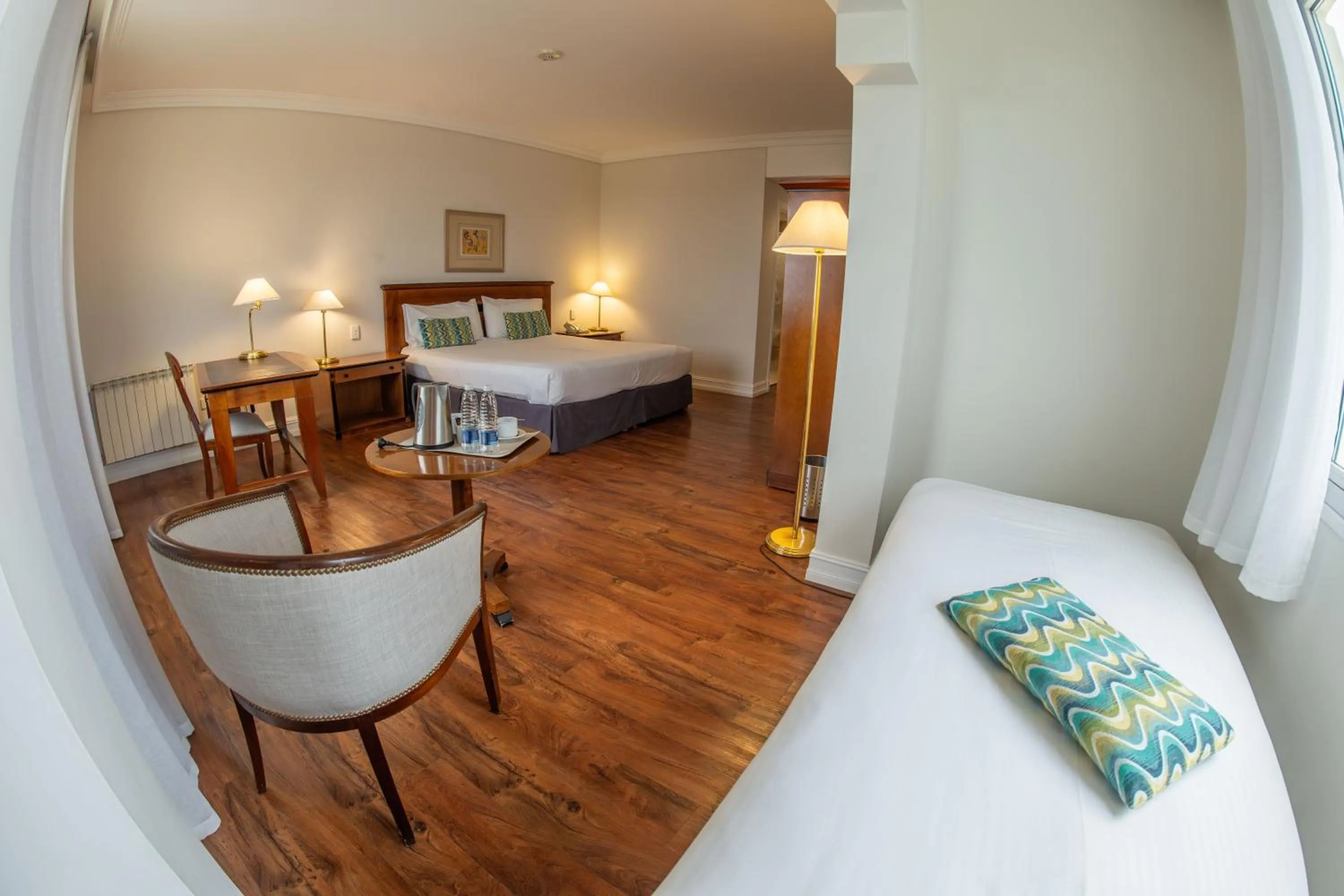 Bed in Lucania Palazzo Hotel