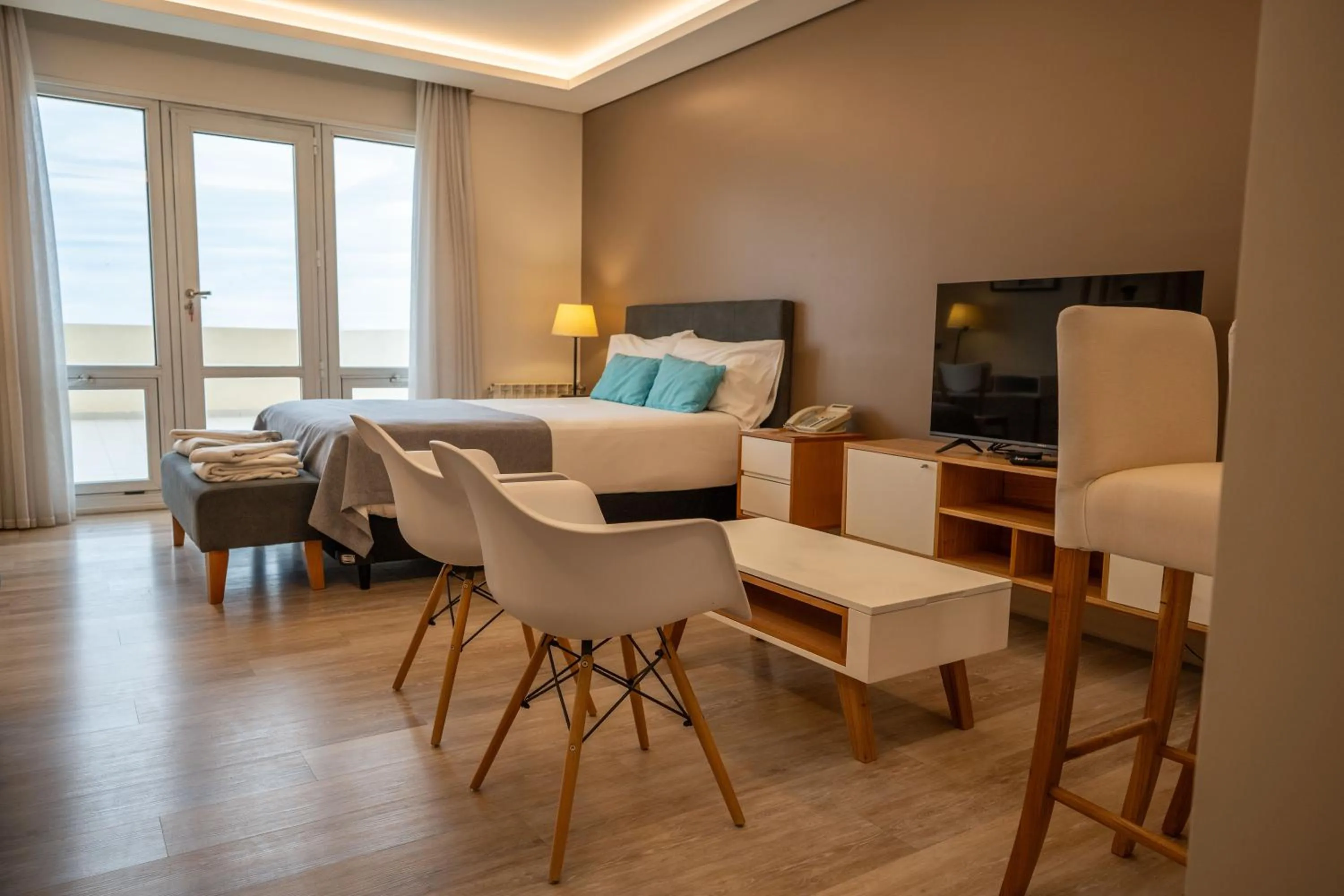 Bed in Lucania Palazzo Hotel