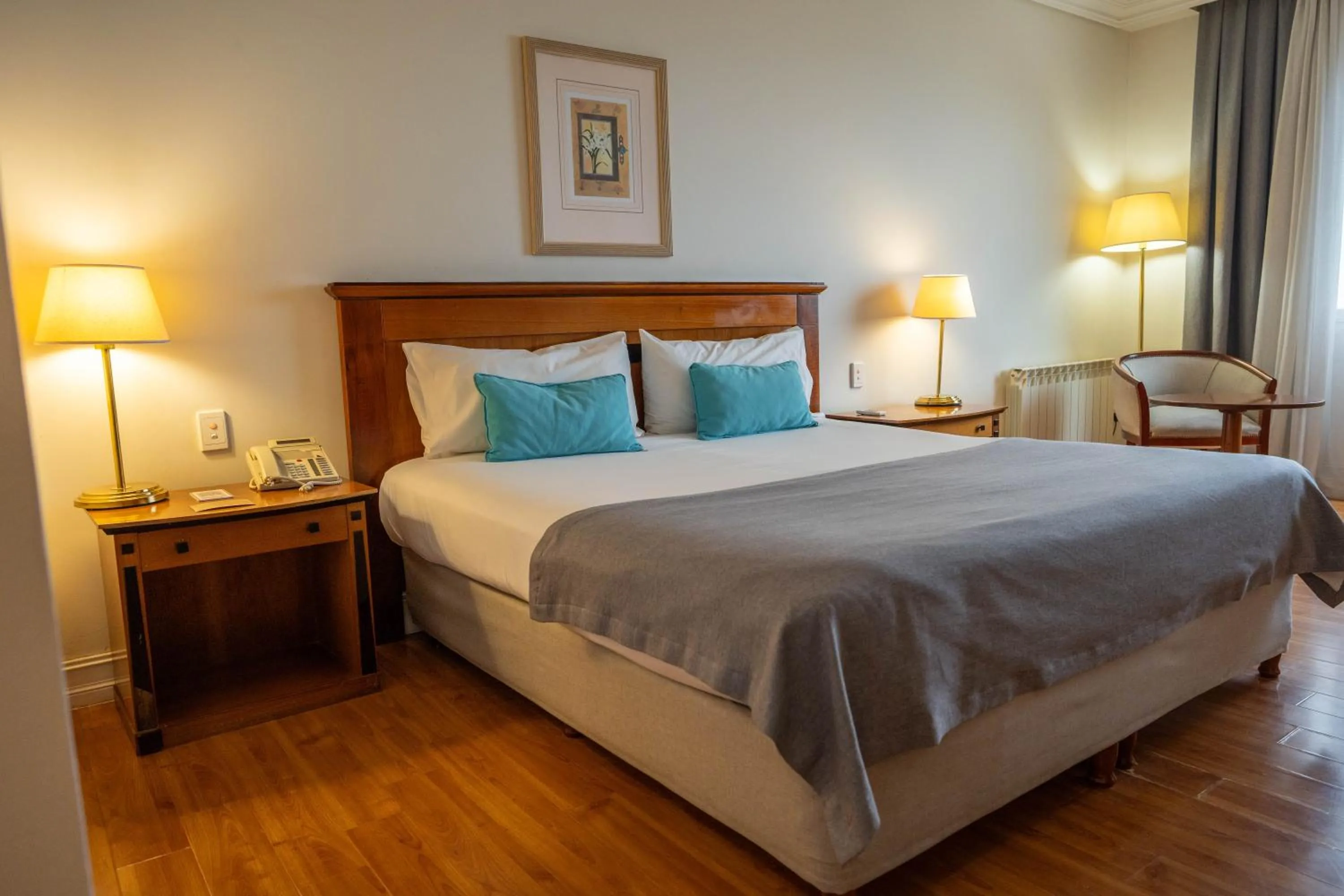 Bed in Lucania Palazzo Hotel