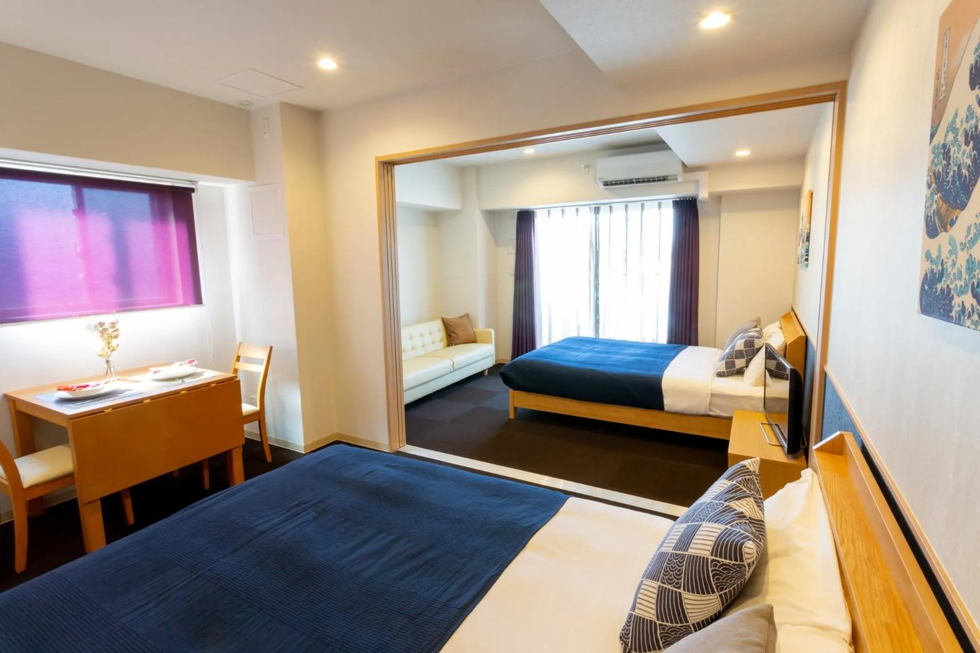 Bedroom, Bed in BON Condo Namba Nipponbashi