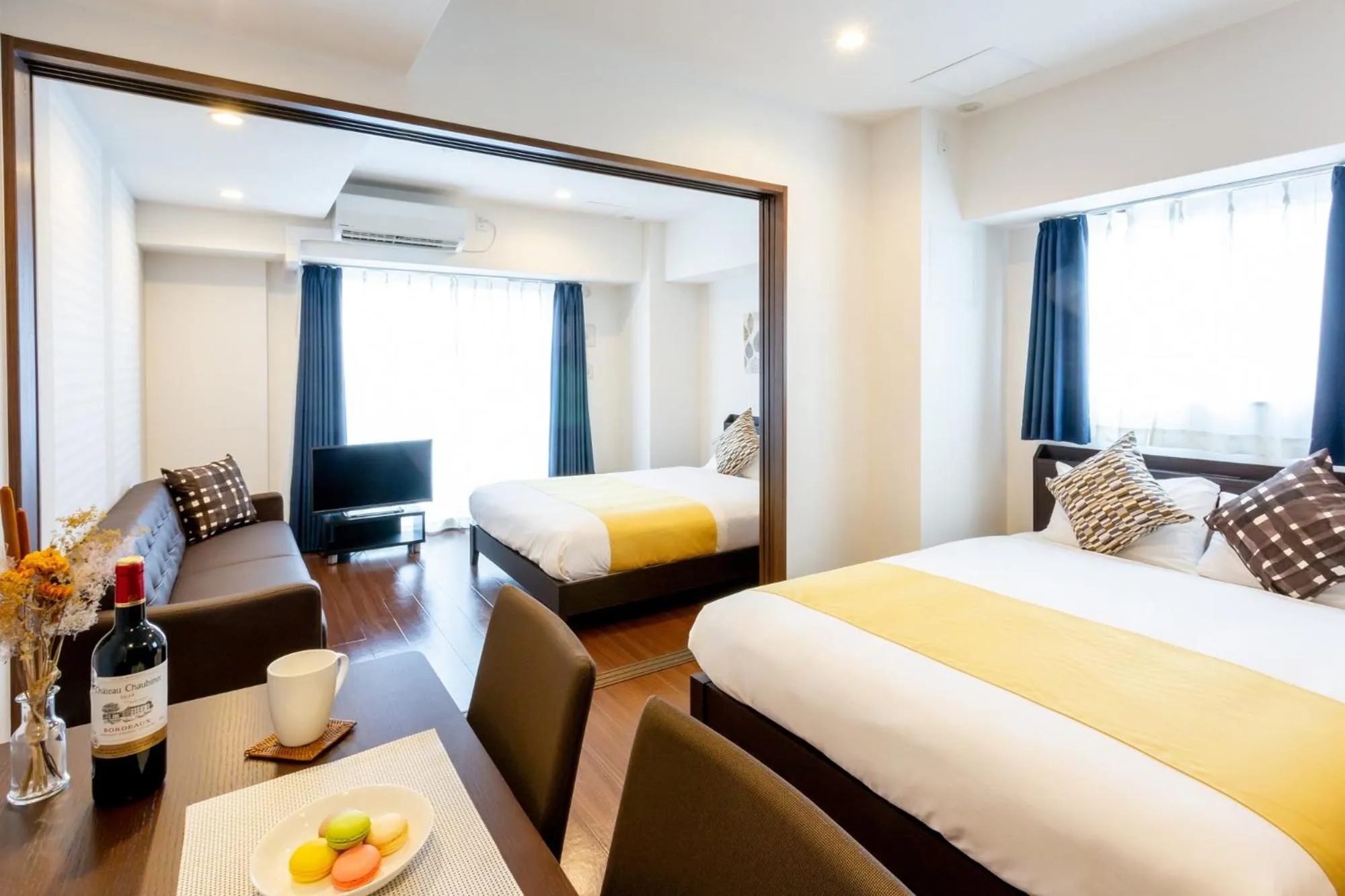 Bedroom, Bed in BON Condo Namba Nipponbashi