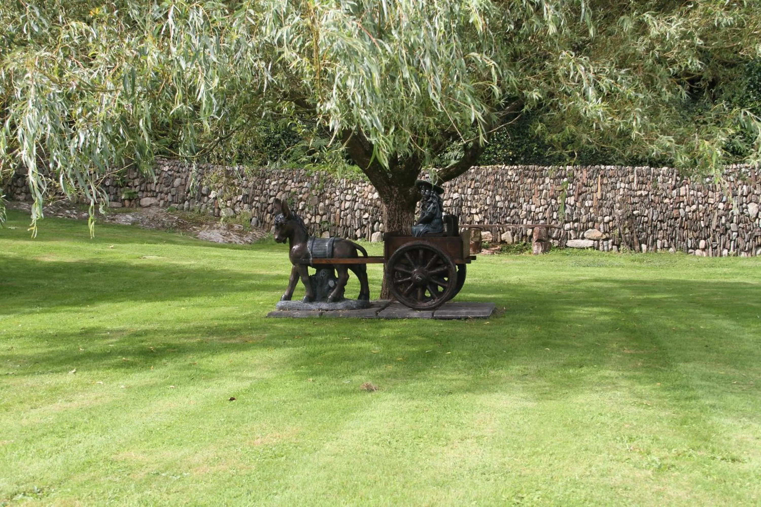 Garden view in Marguerite's B&B
