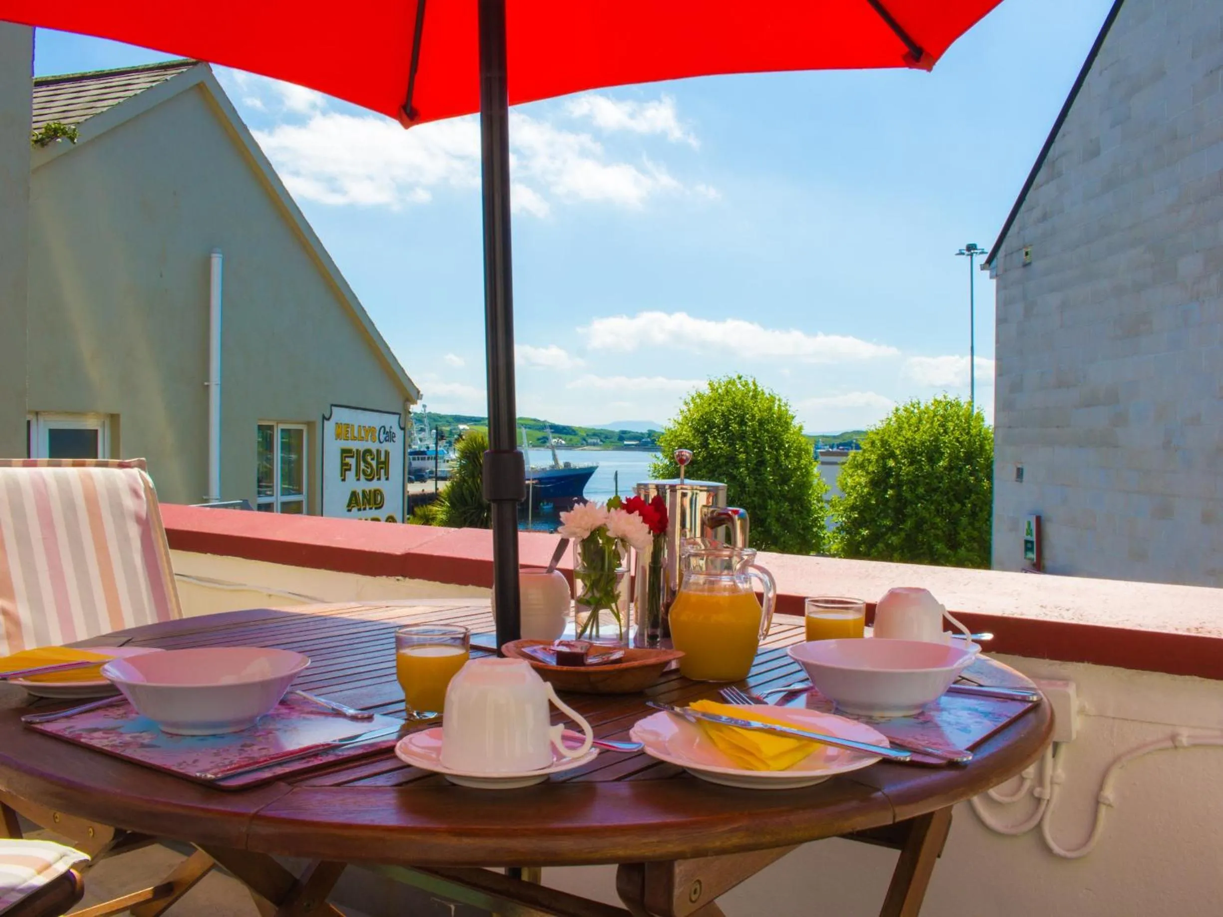 Balcony/Terrace in Seawinds Bed and Breakfast