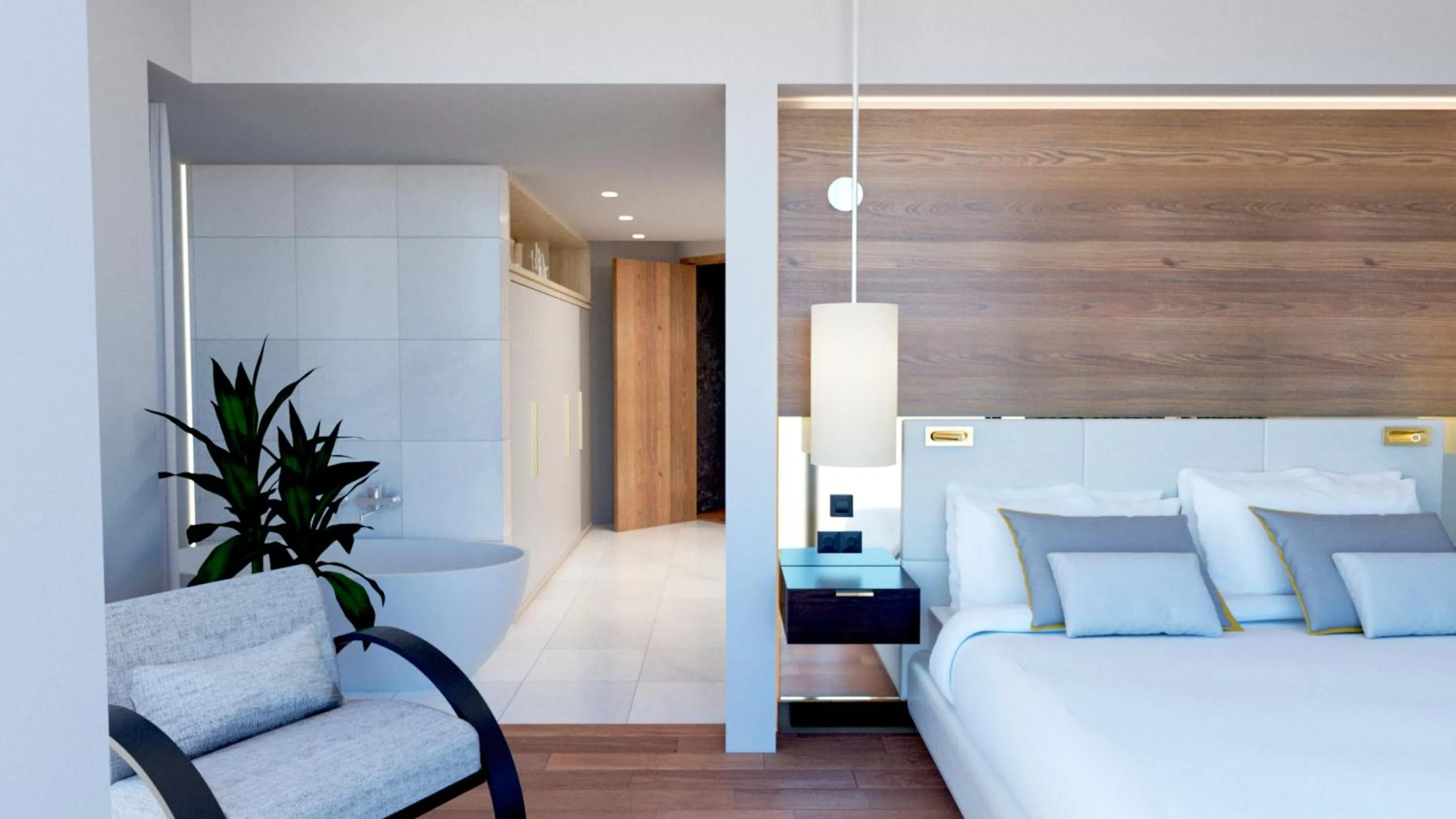 Bed in Torre Melina, a Gran Meliá Hotel