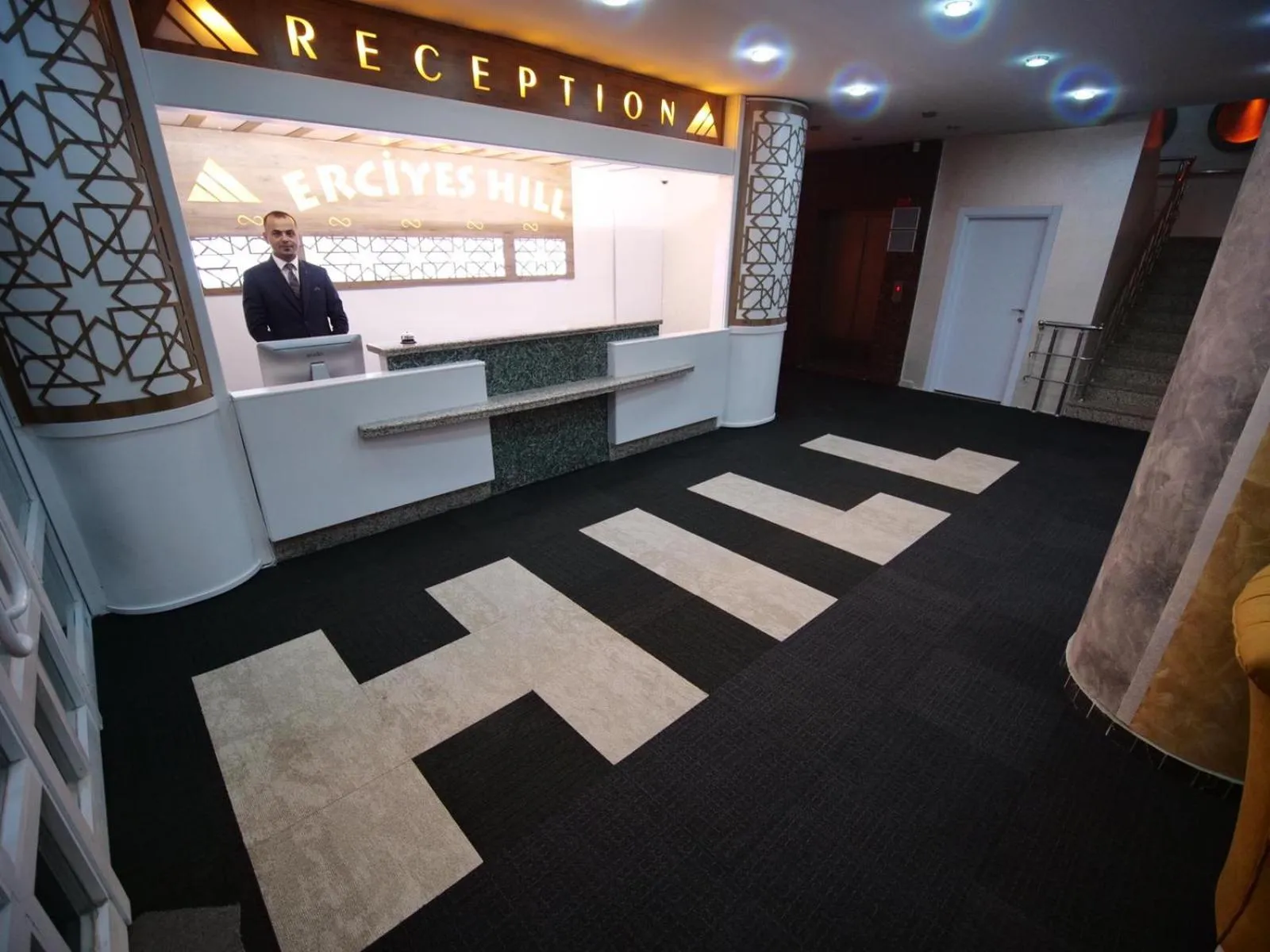 Lobby or reception in ERCİYES HİLL