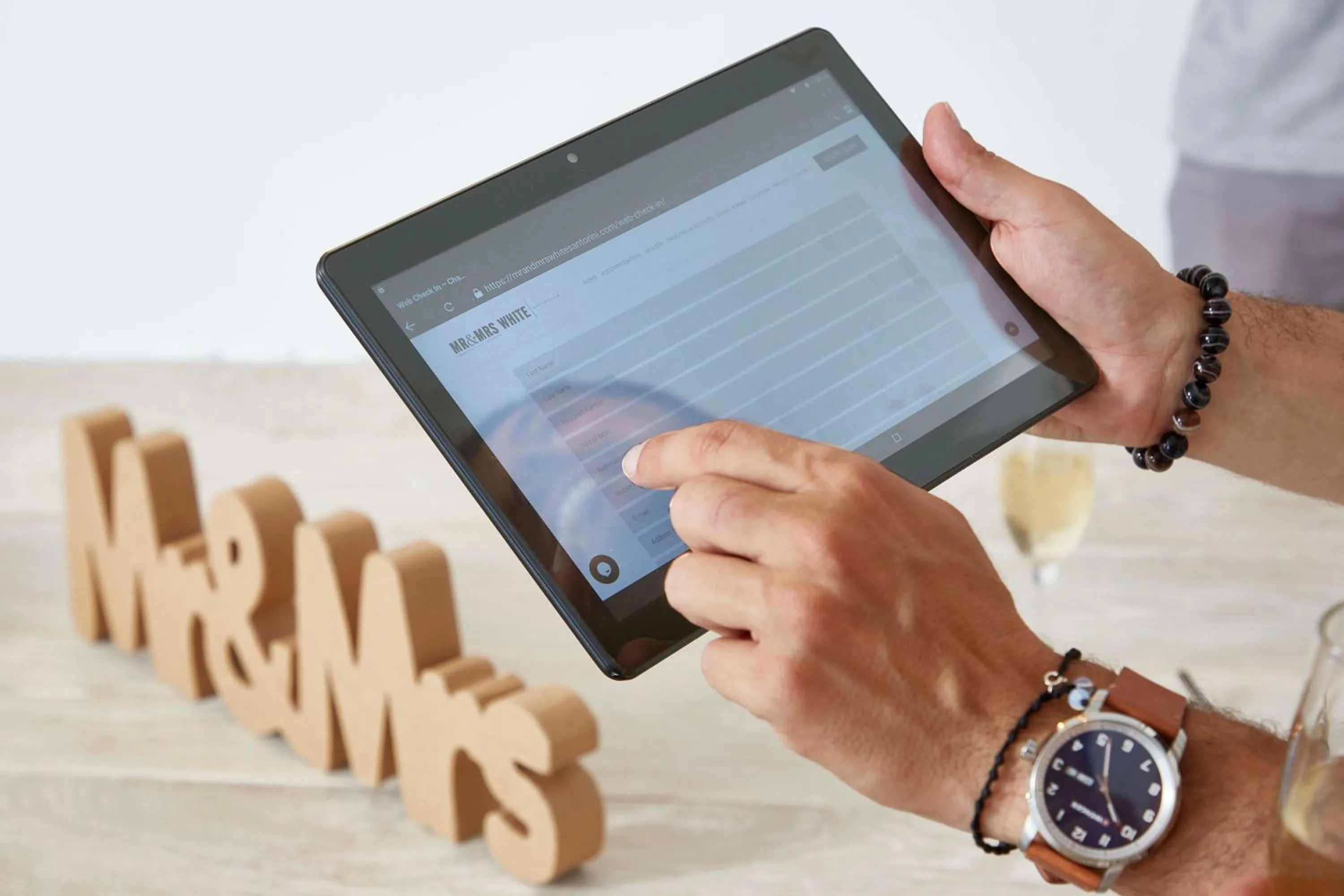 concierge in Mr & Mrs White Oia - Santorini