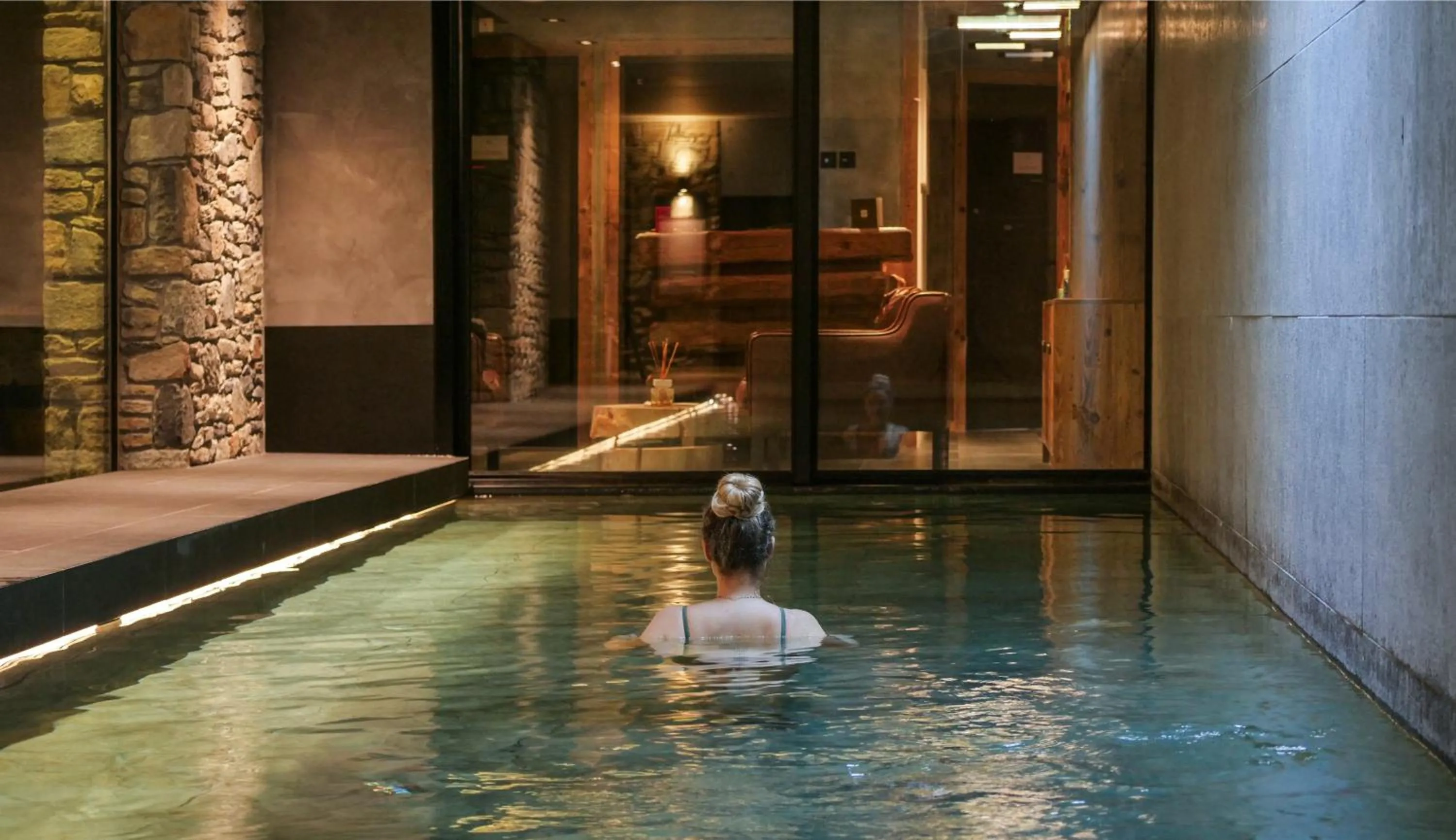 Swimming pool in M de Megève