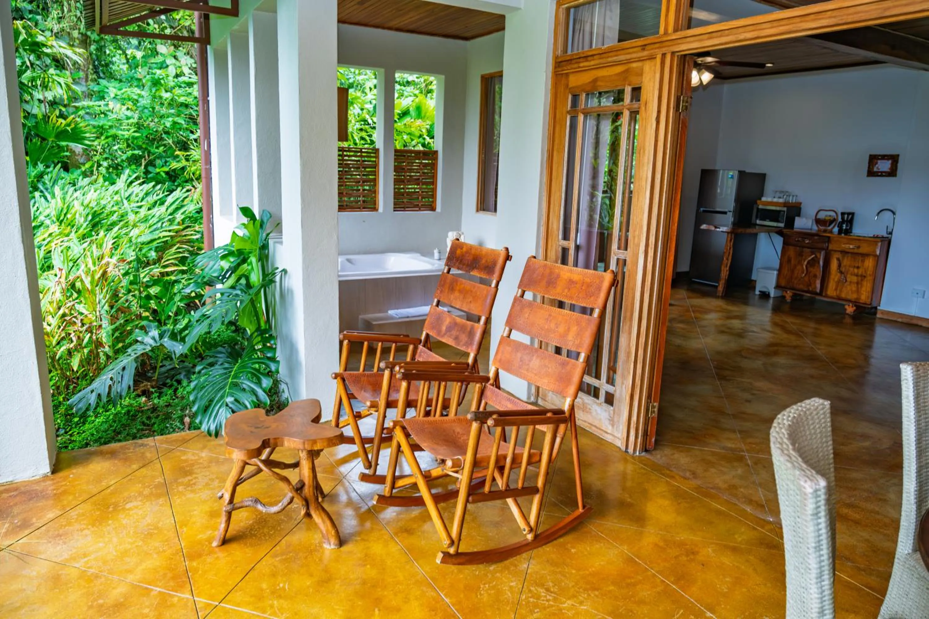 Patio in Lost Iguana Resort and Spa