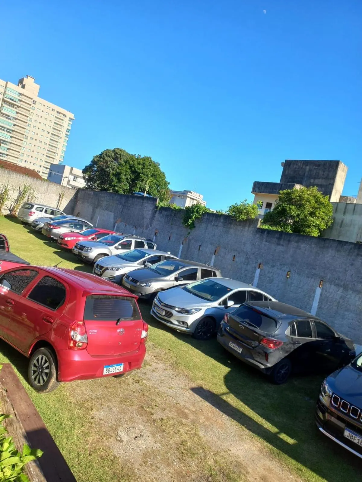Parking in Pousada Vila D' Itália