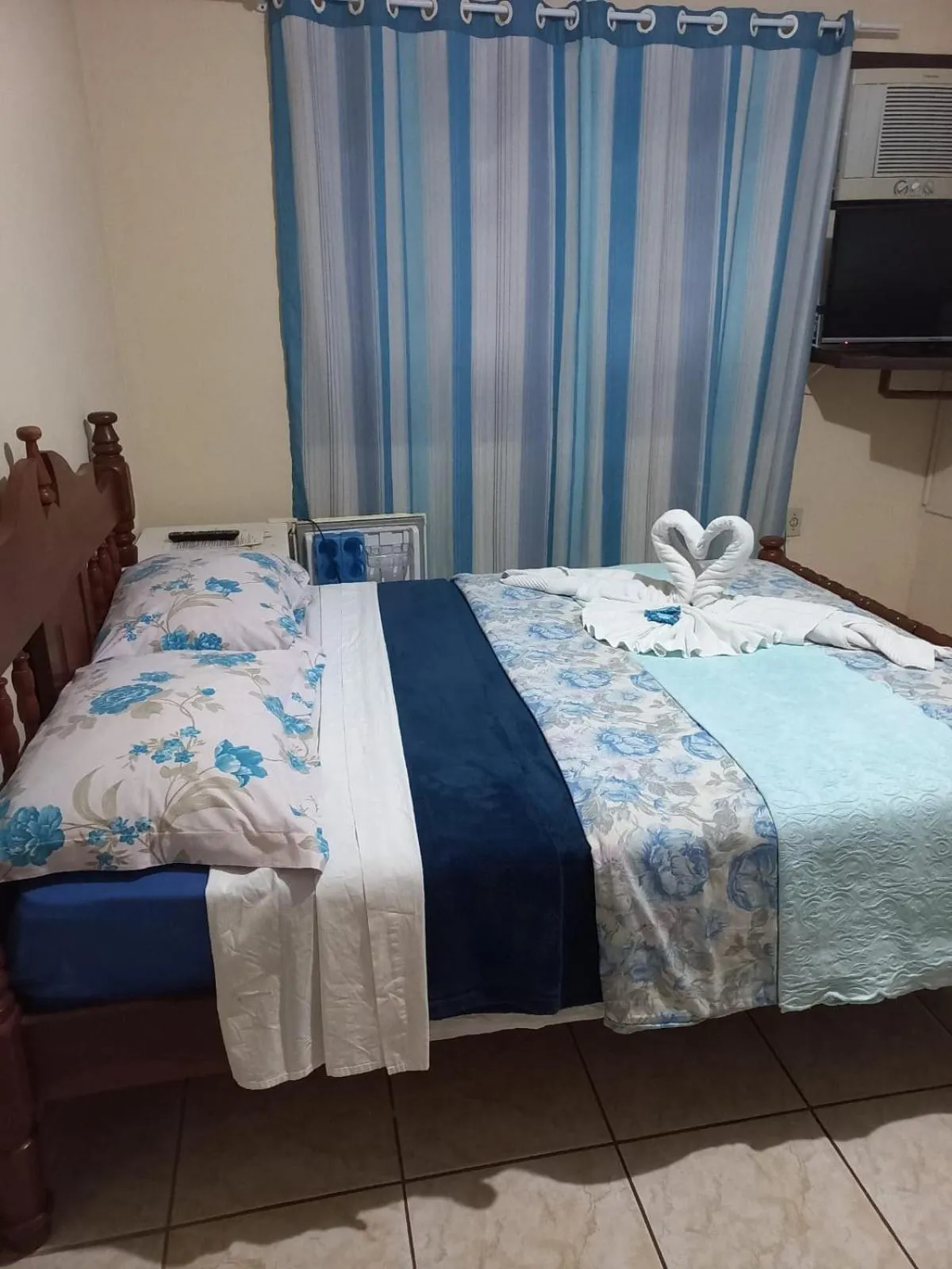 Bed in Pousada Vila D' Itália