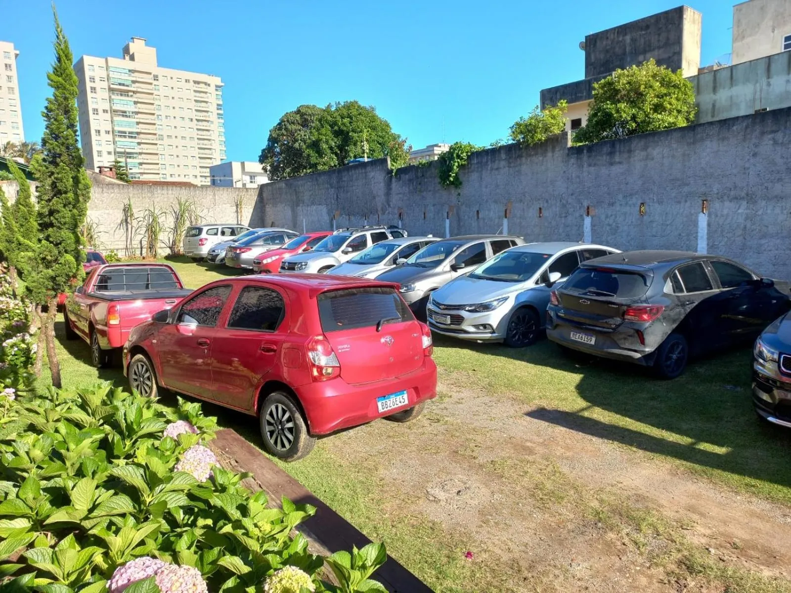 Parking in Pousada Vila D' Itália