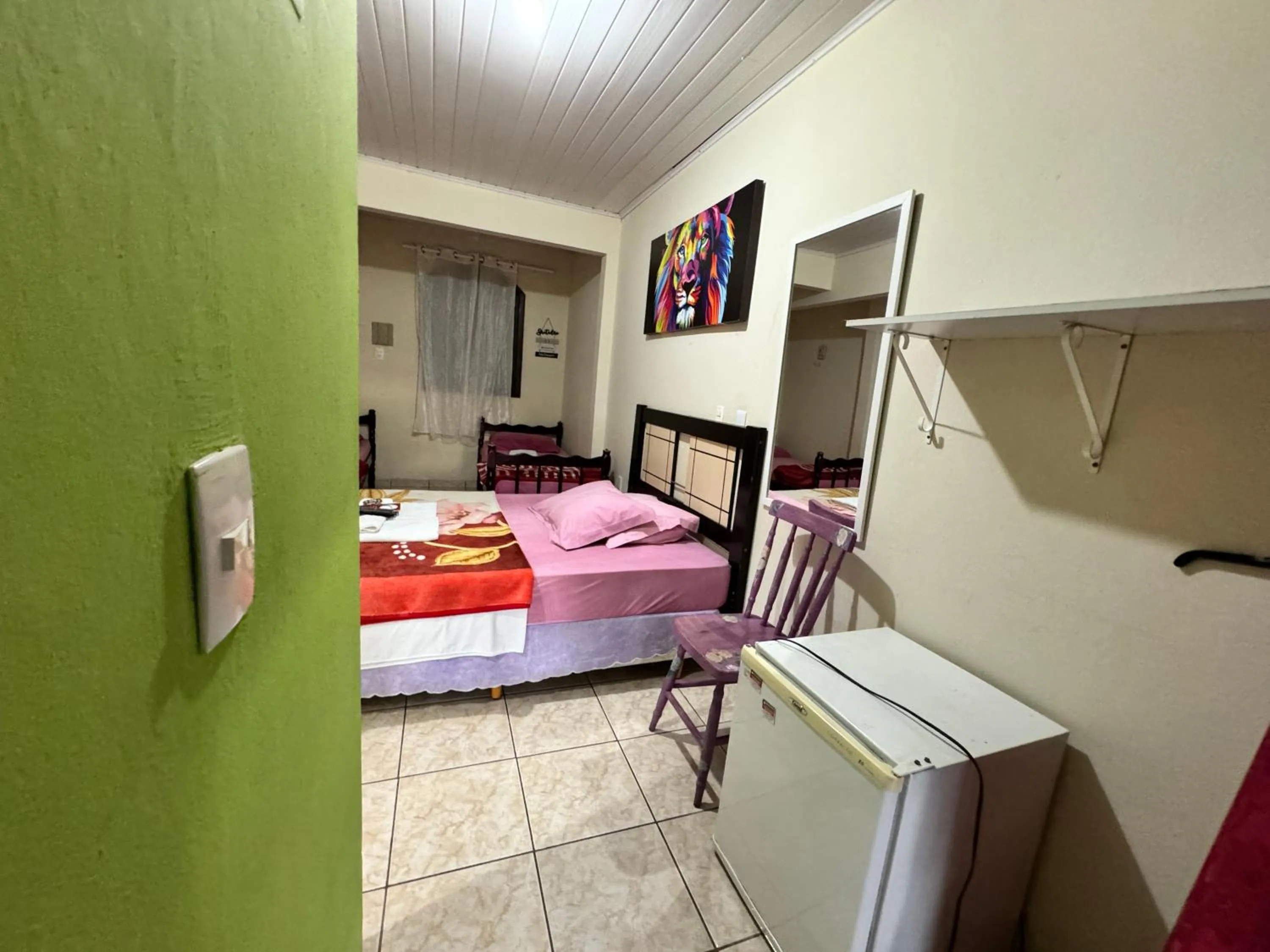 Bed in Pousada Vila D' Itália