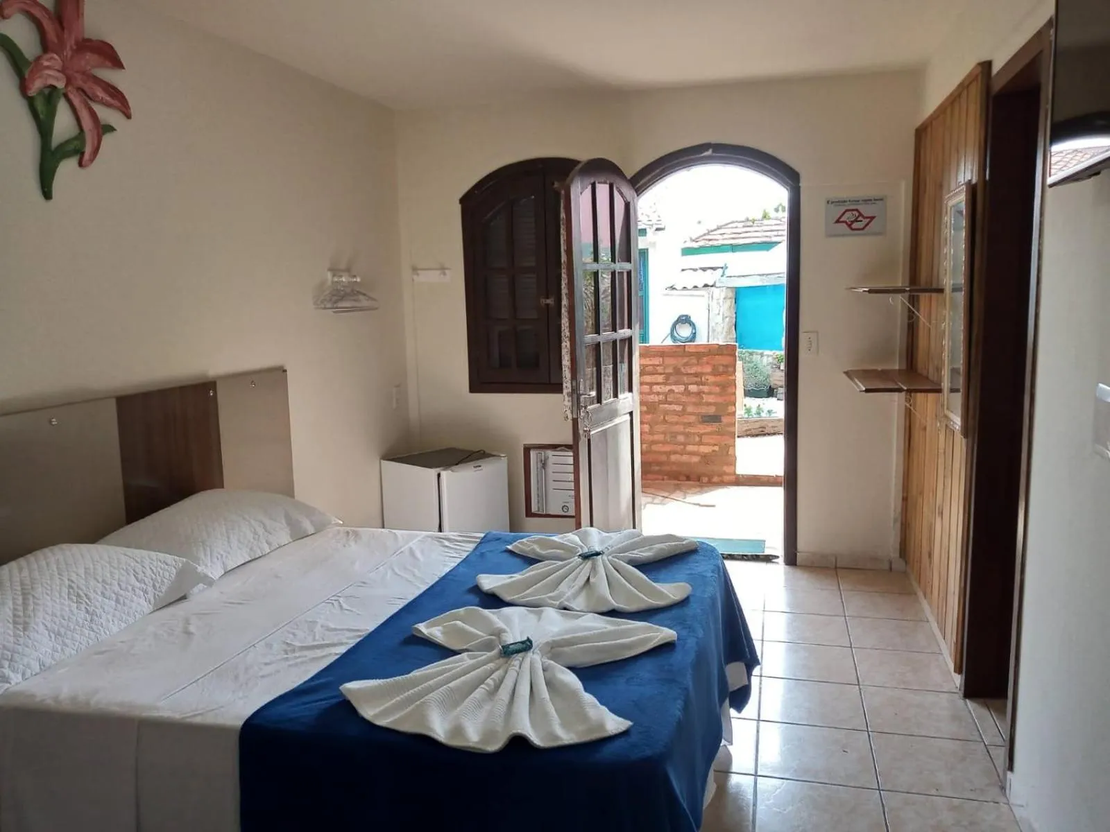 Bed in Pousada Vila D' Itália