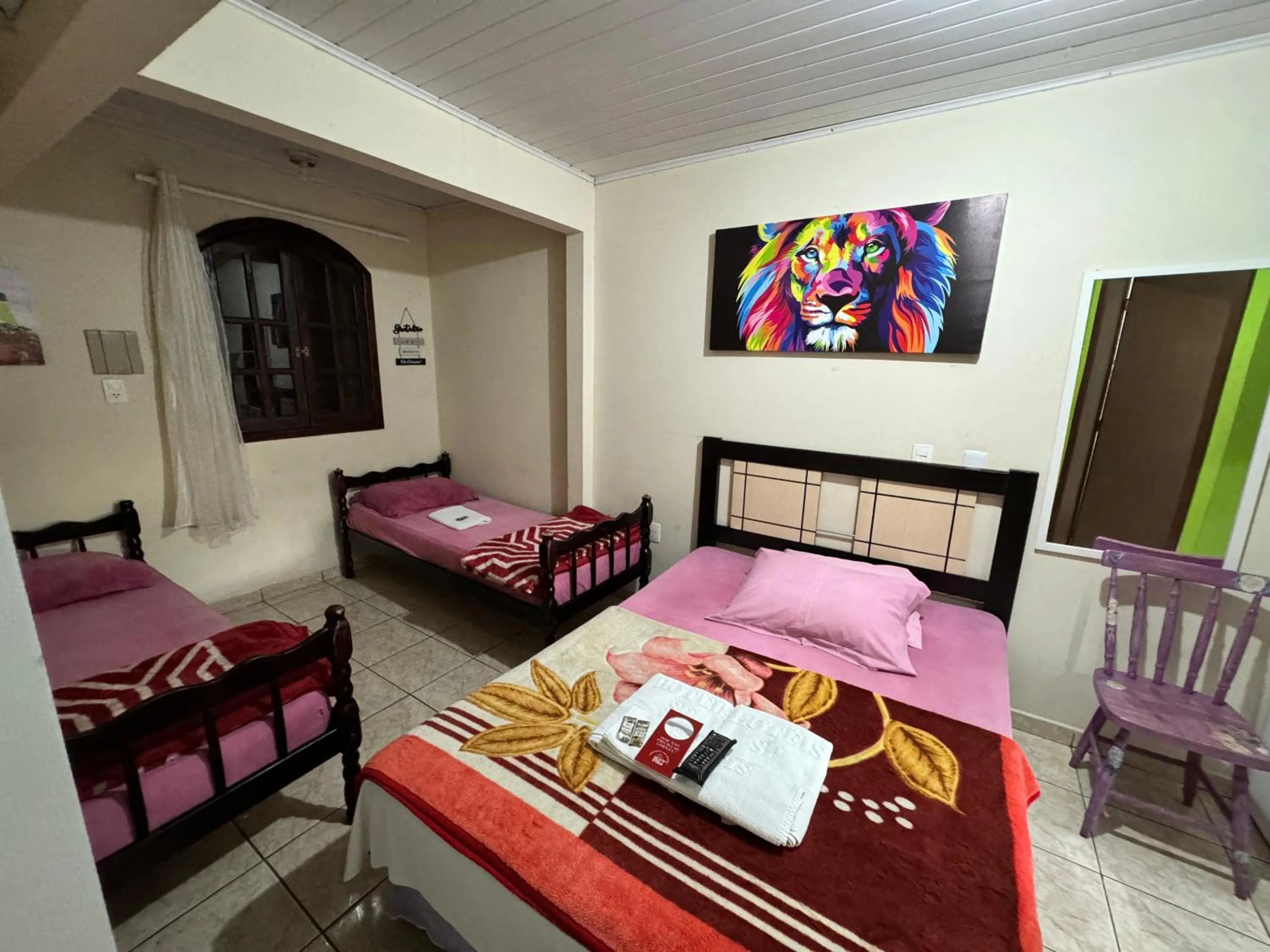 Bed in Pousada Vila D' Itália