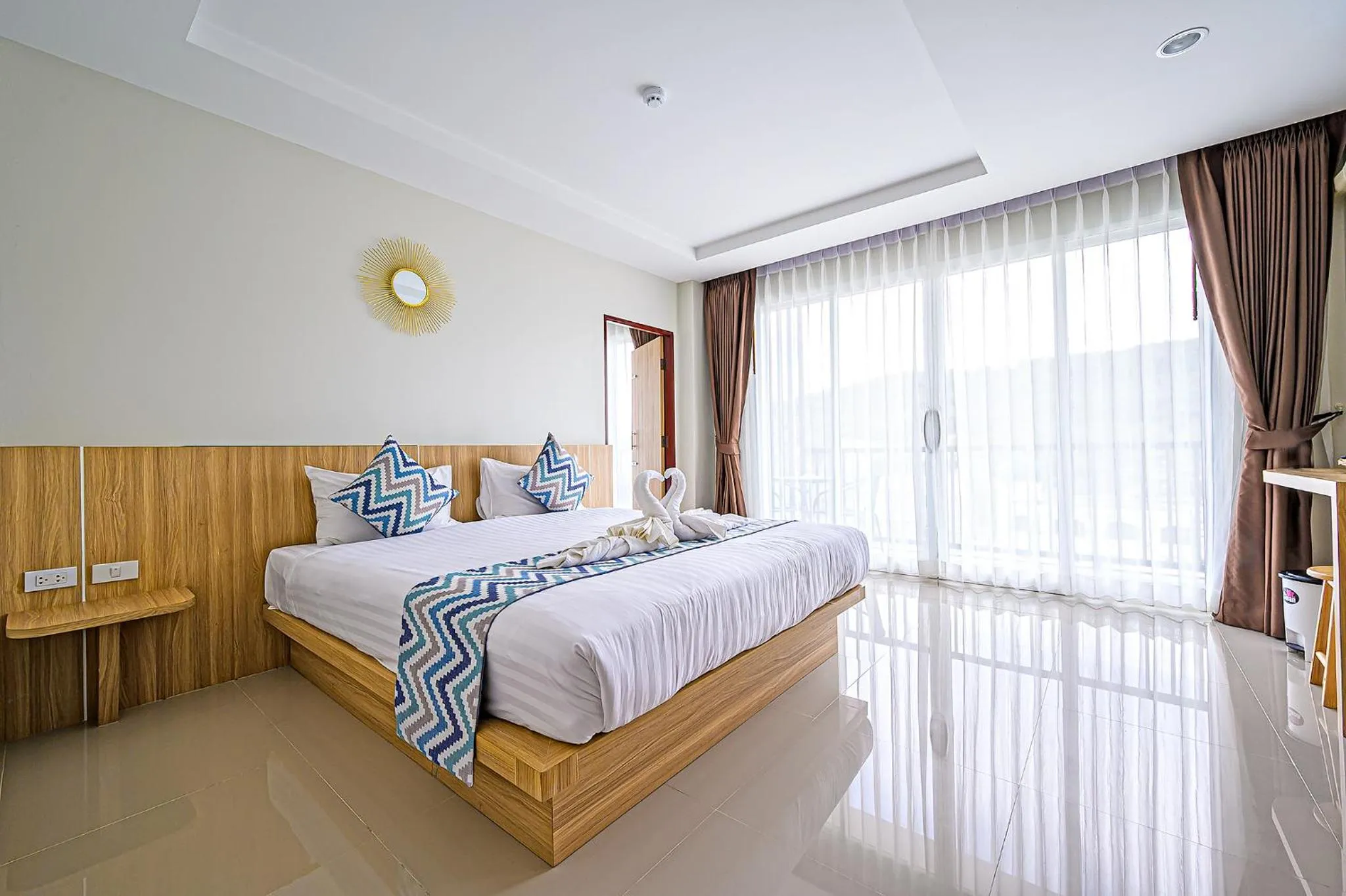 Bed in The Beach at Klong Muang