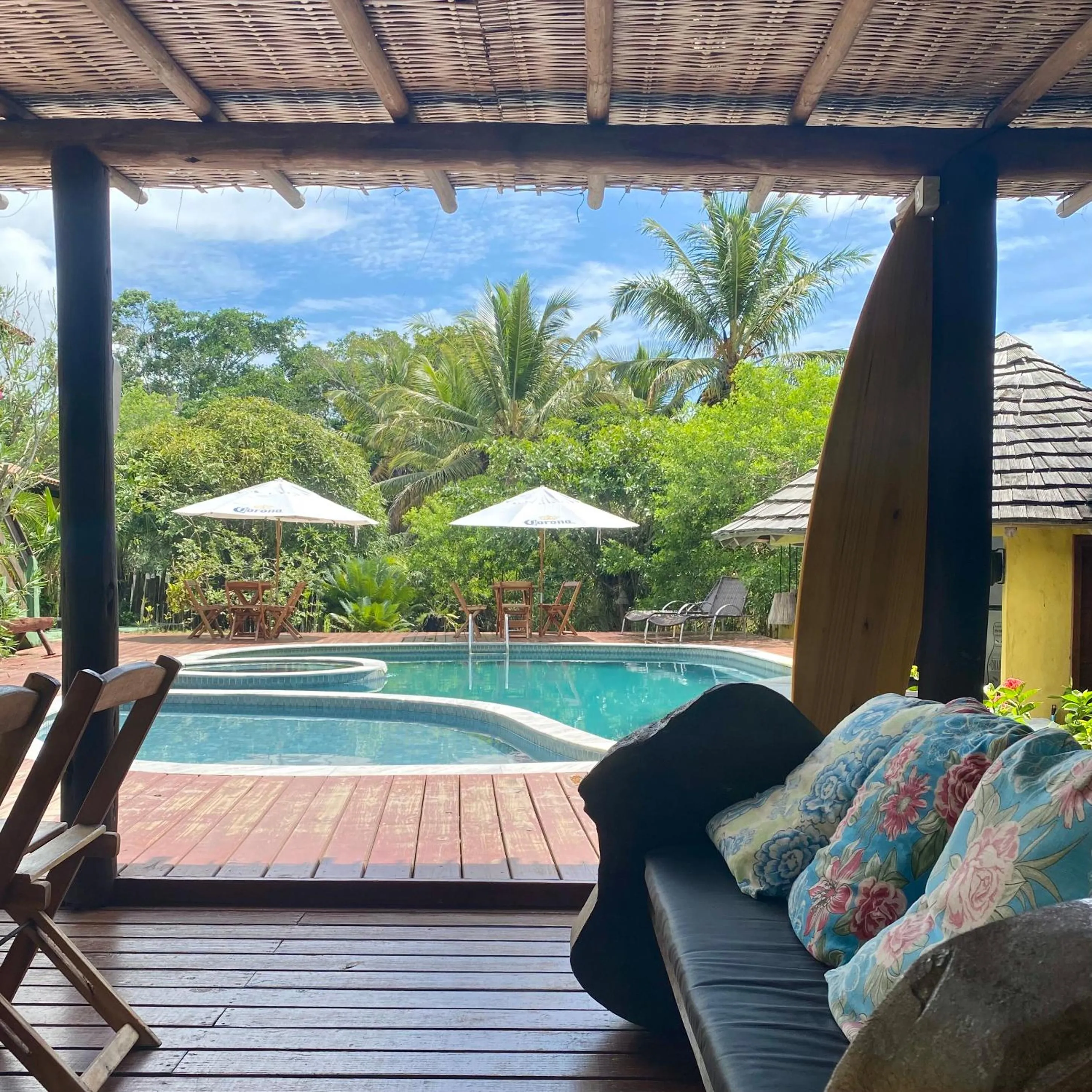 Swimming pool in Pousada Oceano