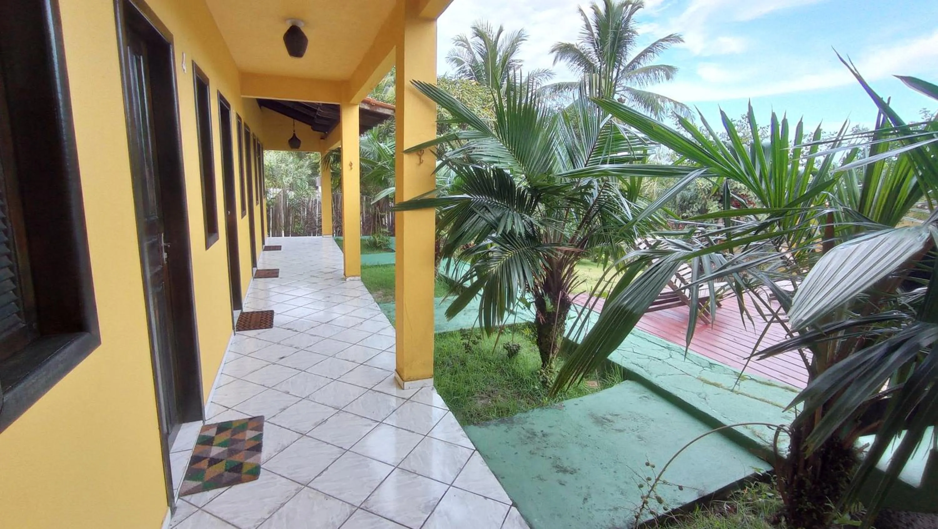 Balcony/Terrace in Pousada Oceano