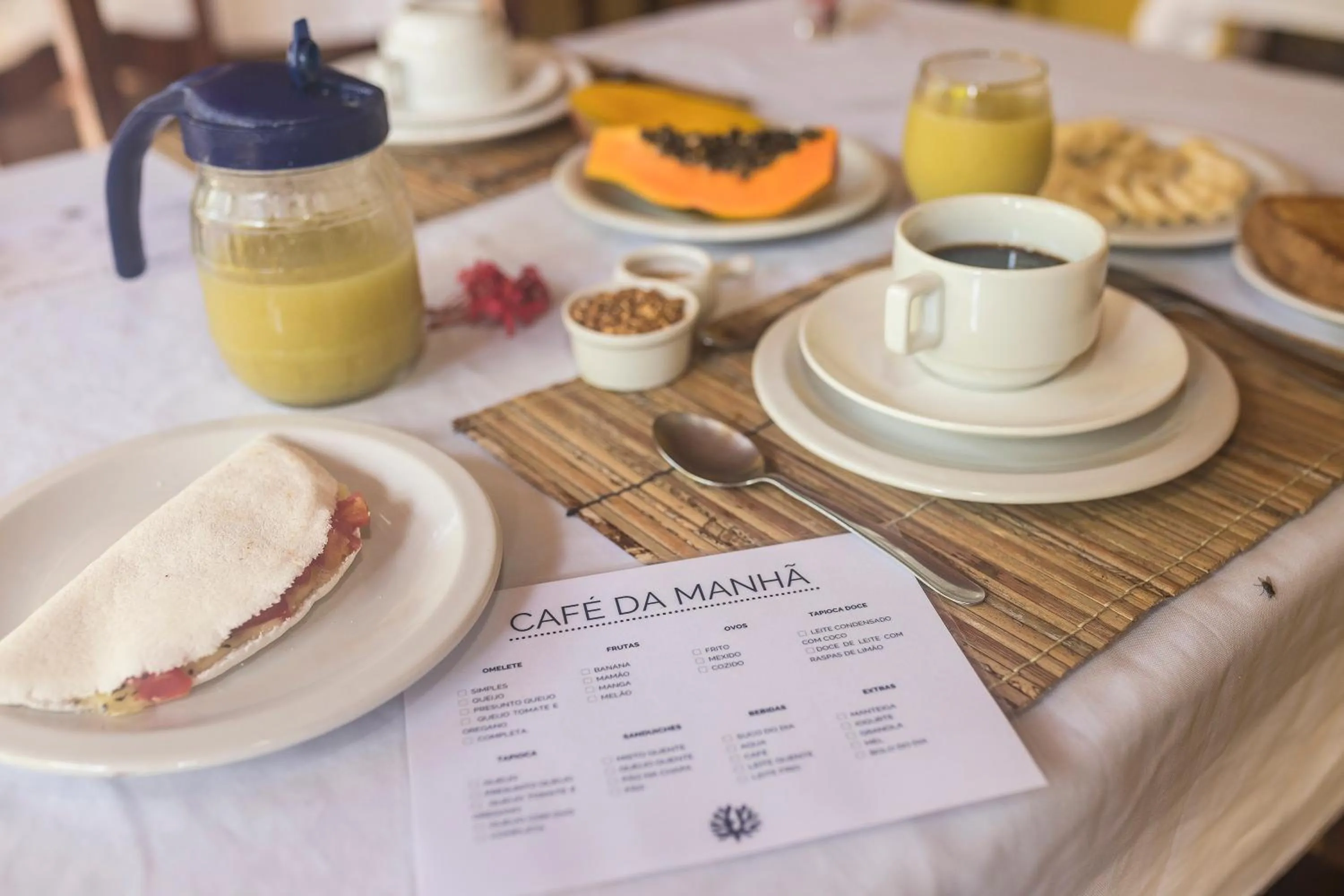 Breakfast in Pousada Oceano