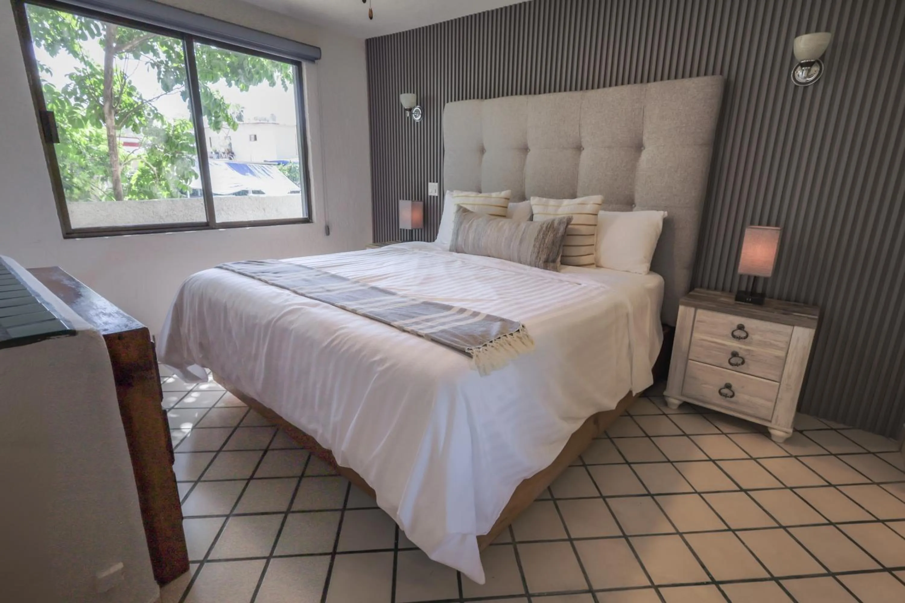 Bed in Hotel Posada Terranova