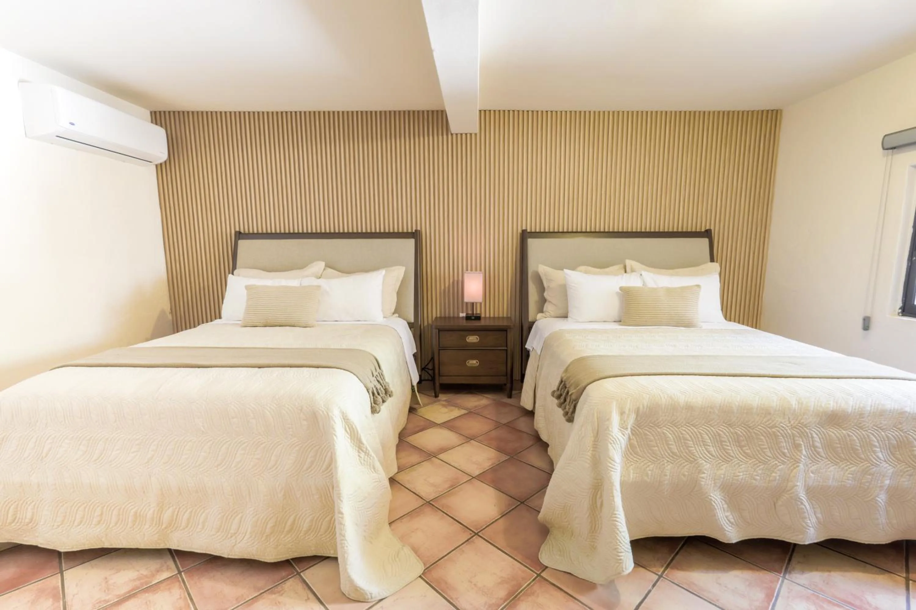 Bed in Hotel Posada Terranova